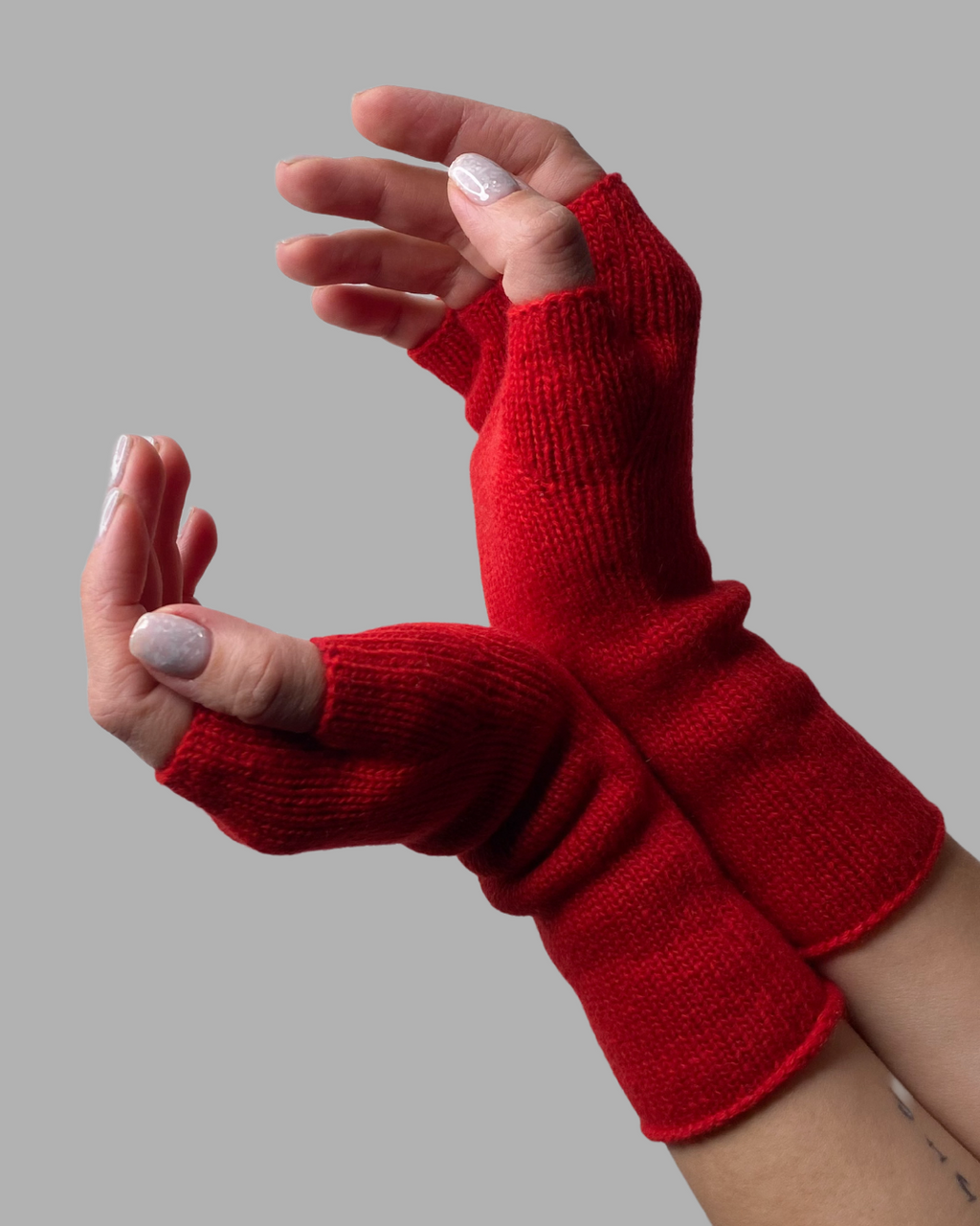 Merino Wool And Cashmere Mittens