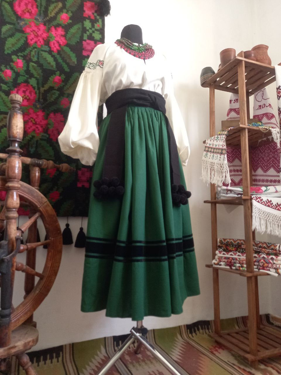 Traditional Ukrainian Women’s Midi Skirt