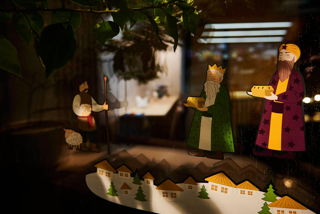 Christmas Nativity Window Decals