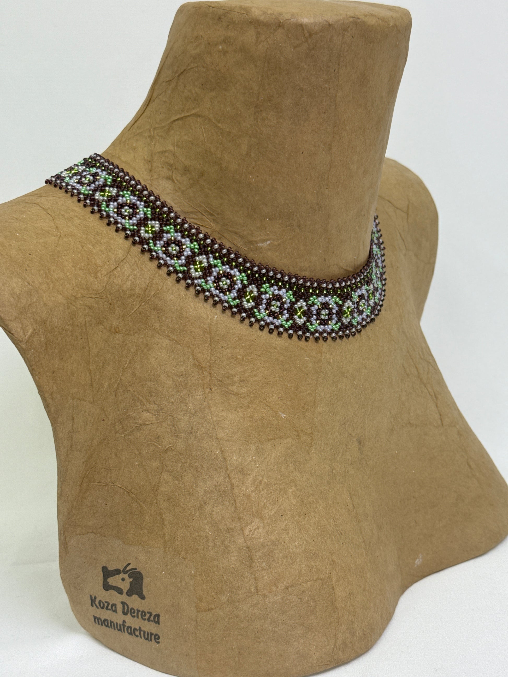 Beaded Necklace "Purple"