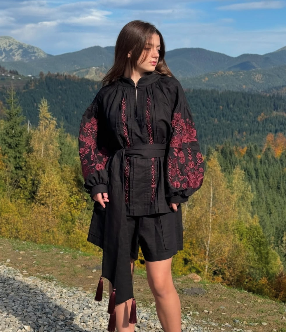 Linen Vyshyvanka "Ancient Motifs"