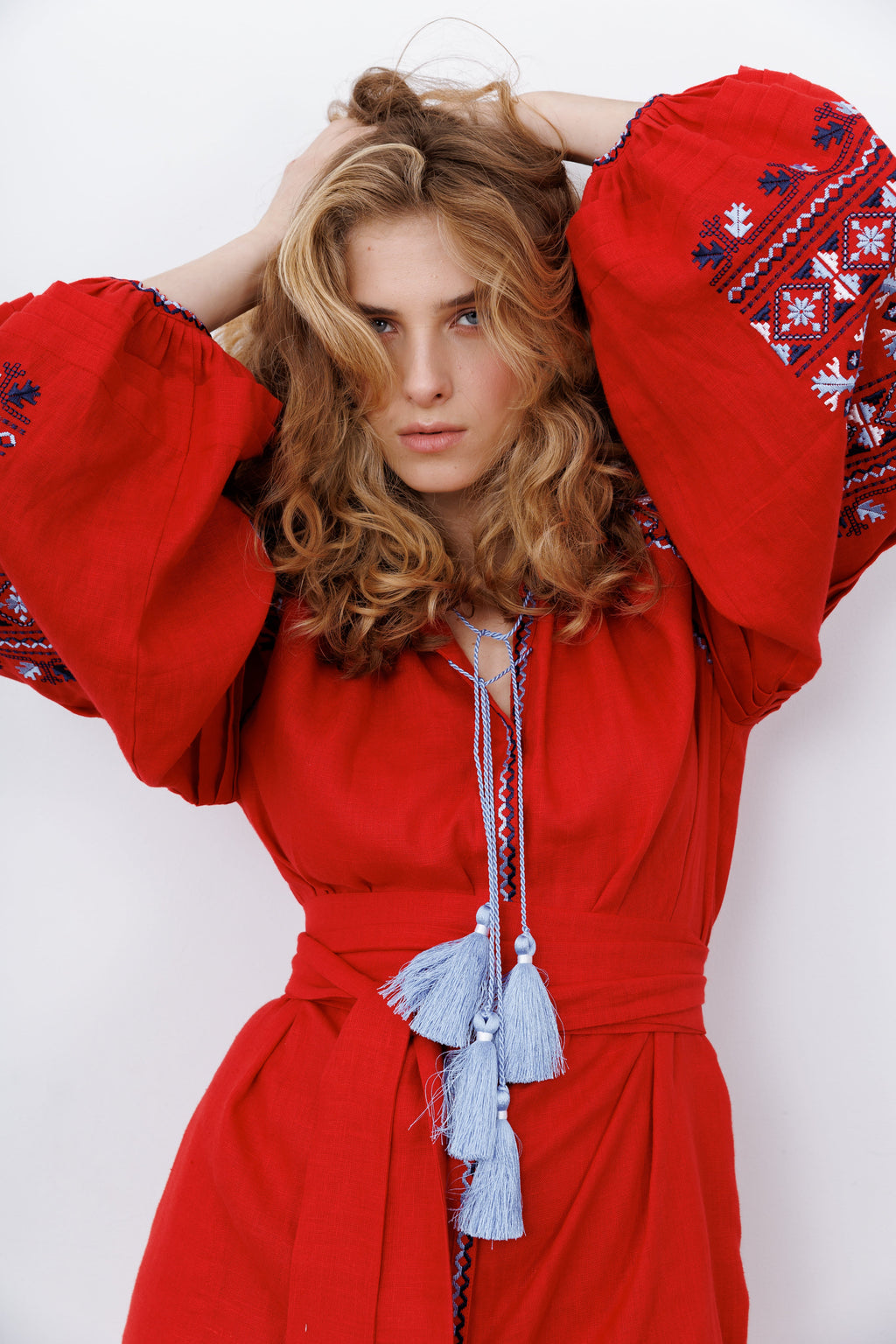 “Smereka” Linen Dress