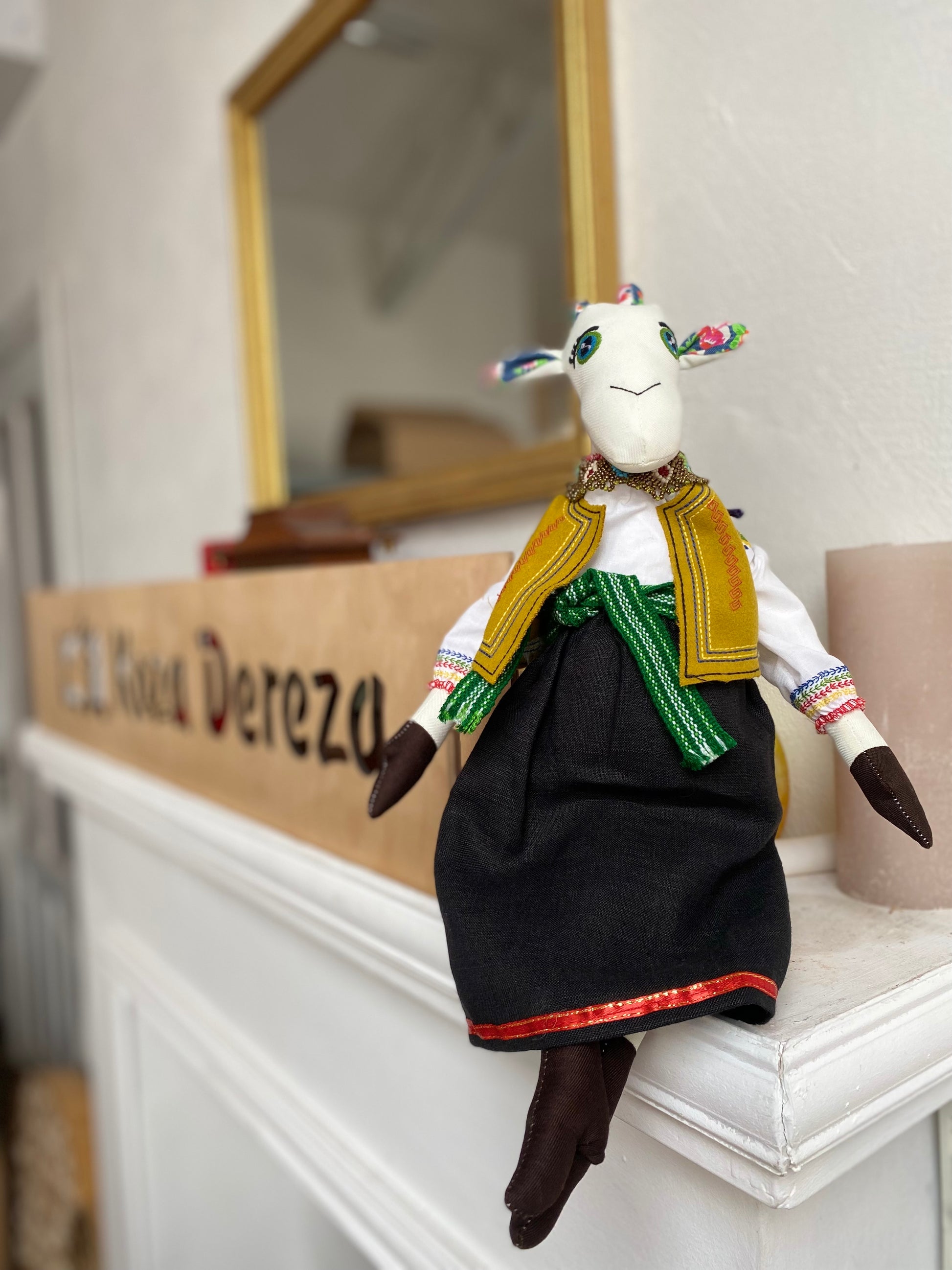 Souvenir "Goat in Lemkos suit"