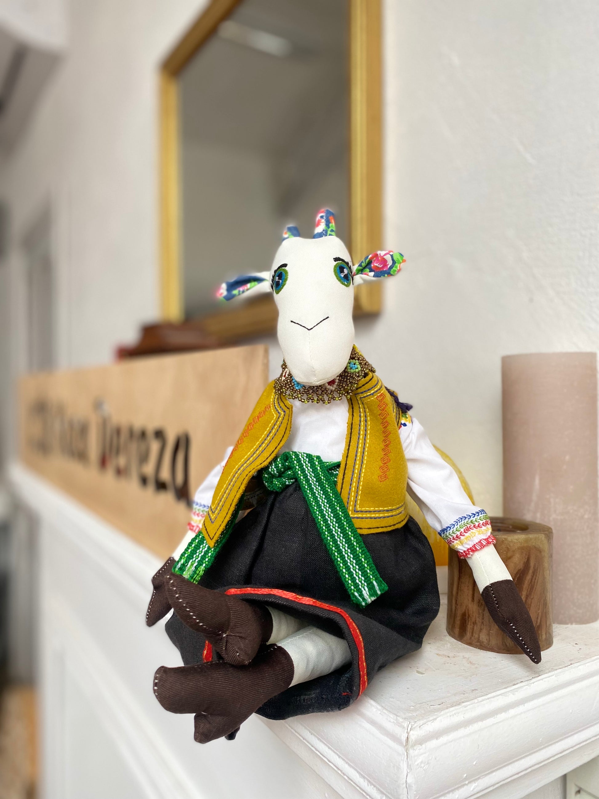 Souvenir "Goat in Lemkos suit"