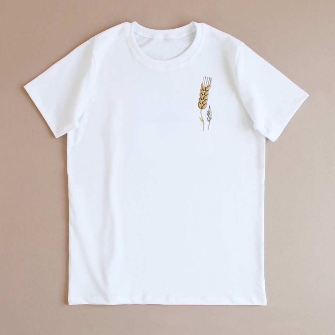 Kids’ Embroidered Wheat Ear T-Shirt