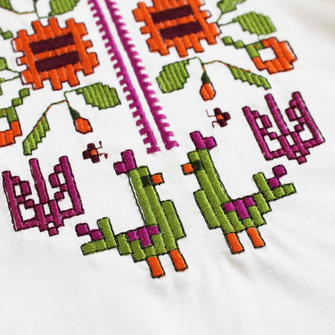 Kids’ Embroidered T-Shirt with Traditional Ethnic Ornament