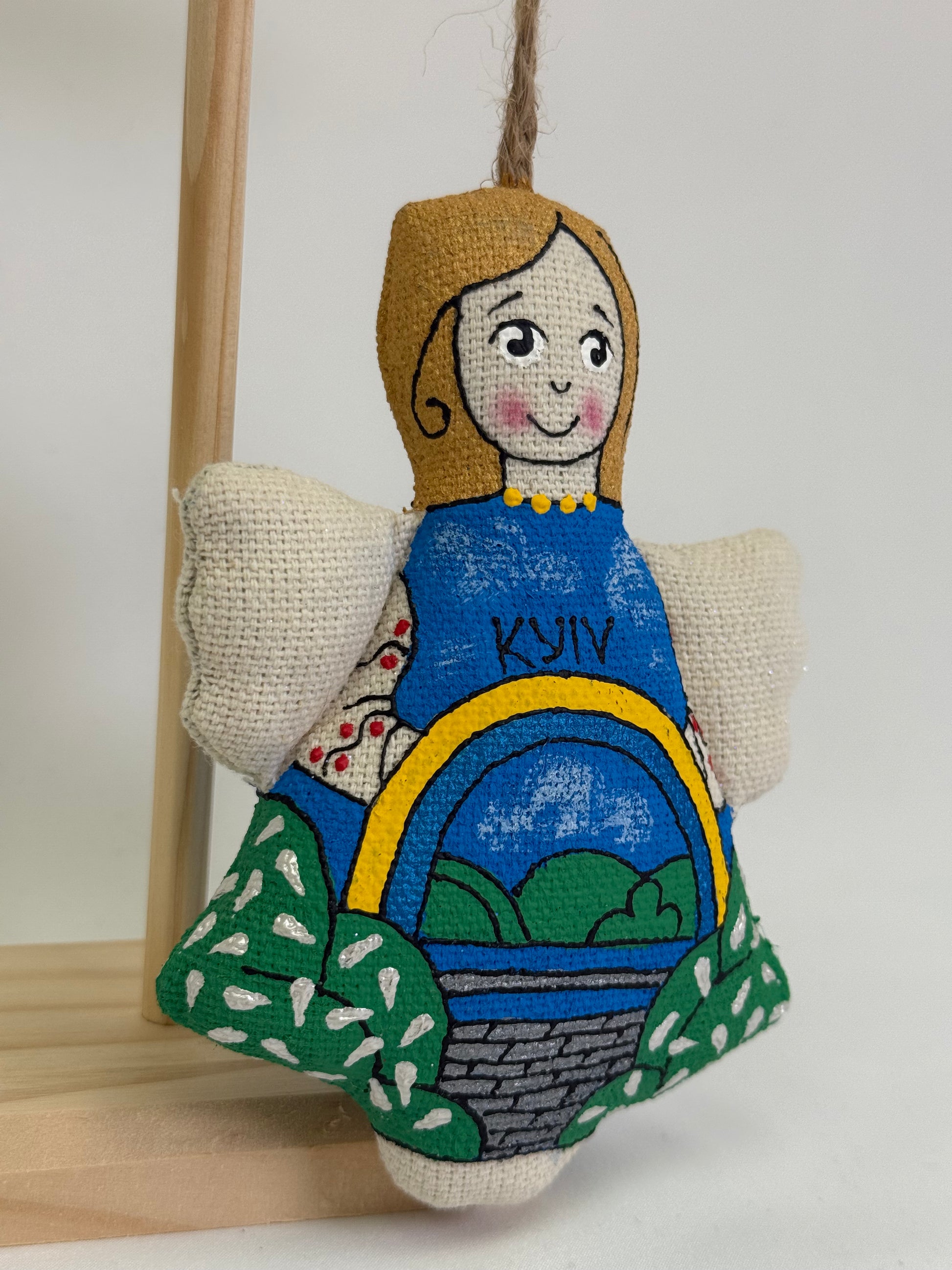 Textile Souvenir Angel "Arch of Freedom of the Ukrainian People"