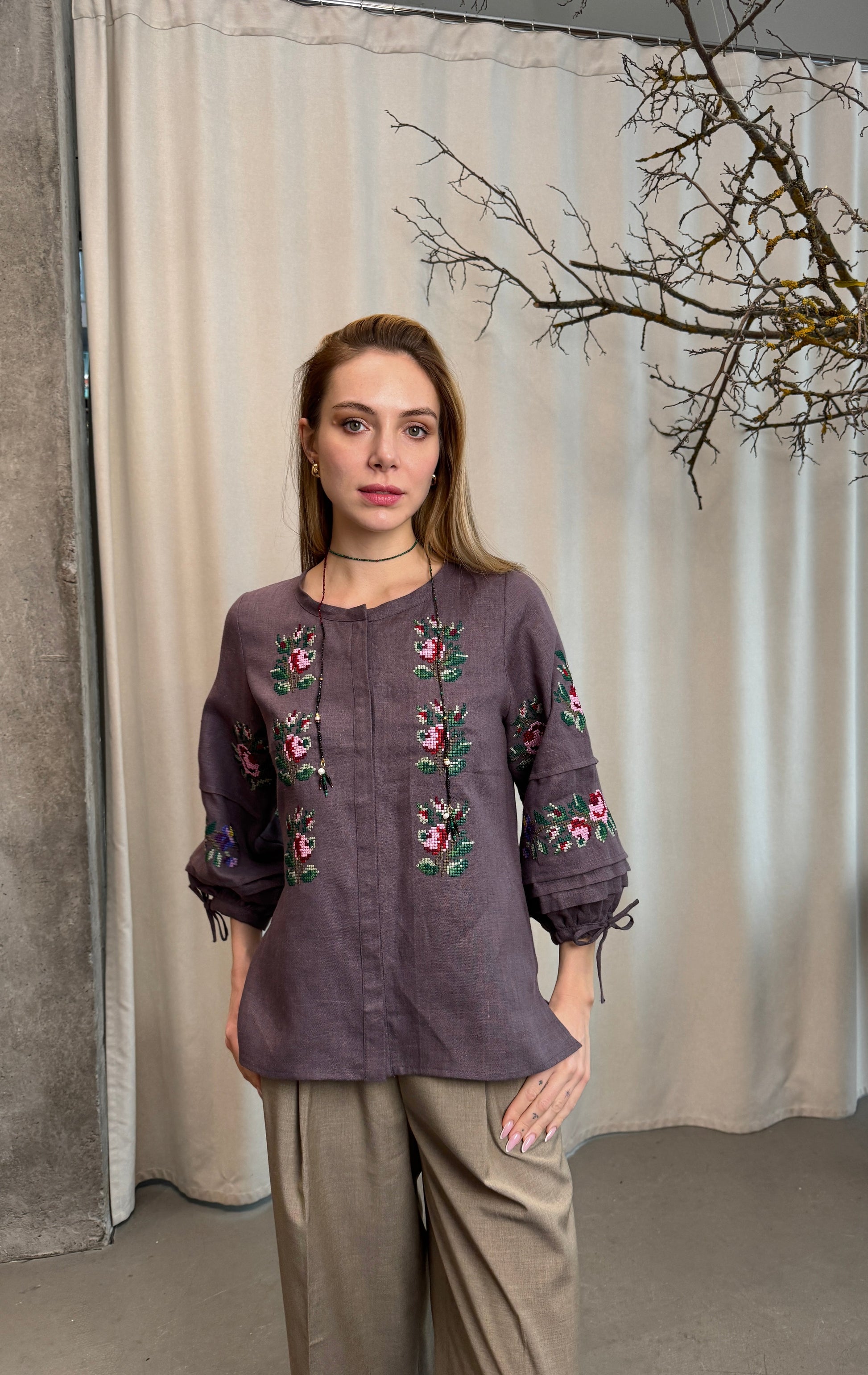 Blouse "Pavla" Lavender