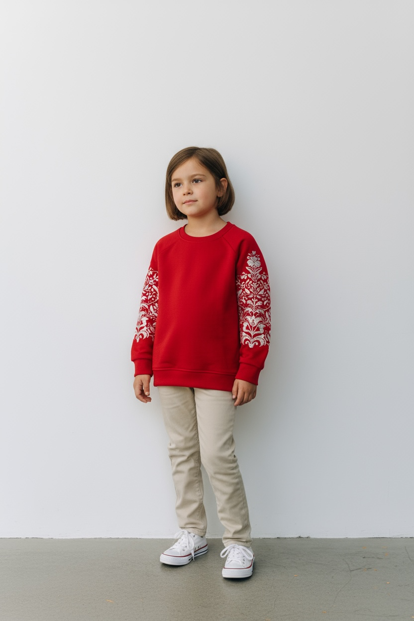 Kids’ Sweatshirt With Embroidery