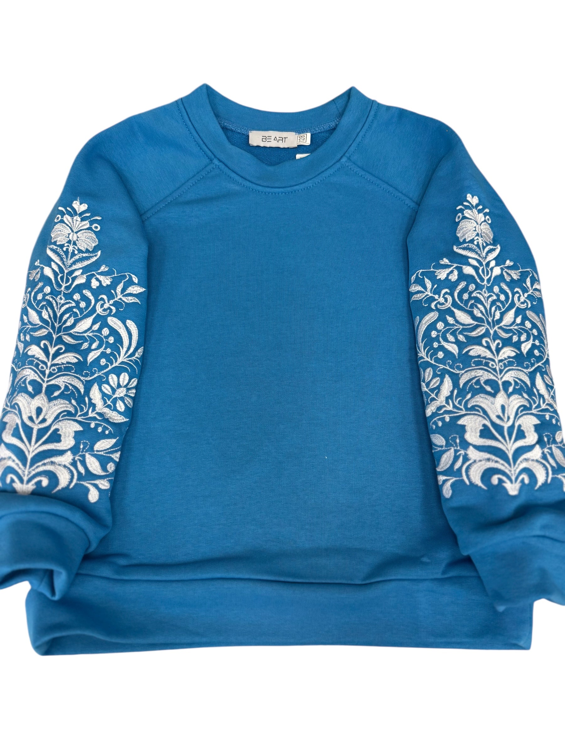 Blue Kids’ Sweatshirt With Embroidery