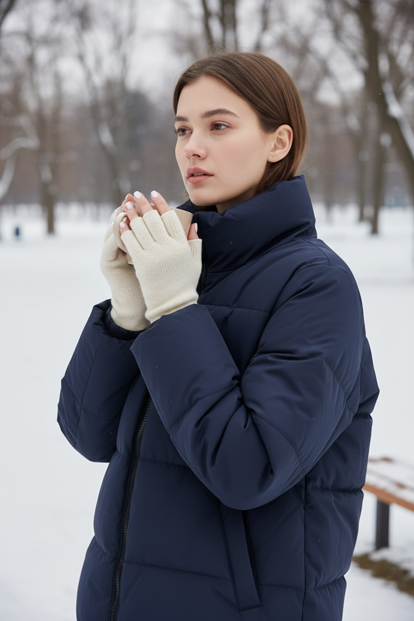 100% Cashmere Mittens