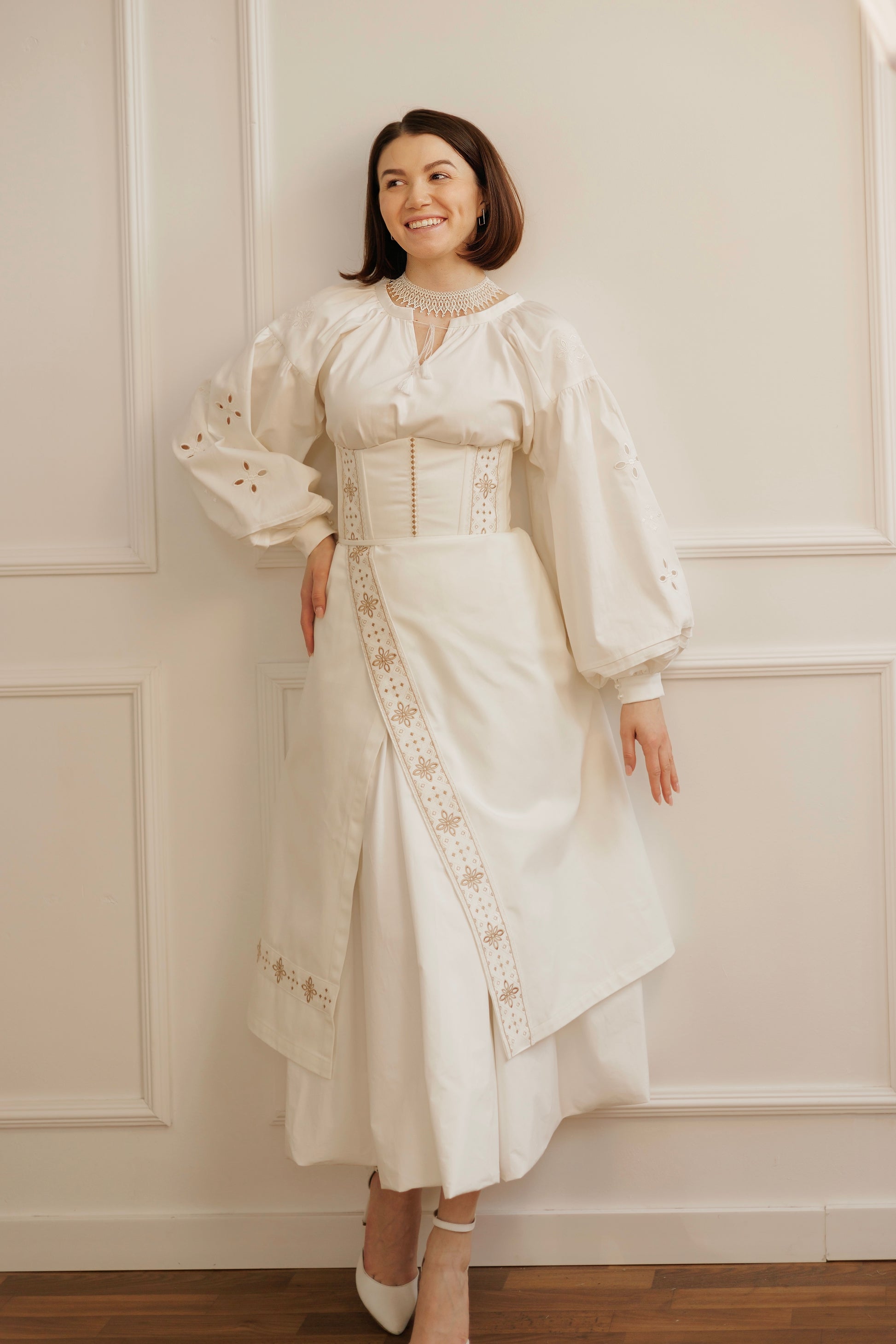 Traditional Ukrainian Plakhta "Rankova Zorya" – Sunrise-Inspired Wrap Skirt