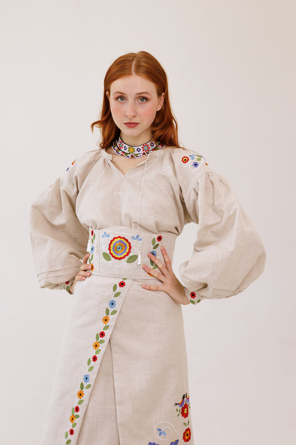 Vtikha Underbust Corset – Ukrainian-Inspired Waist Corset