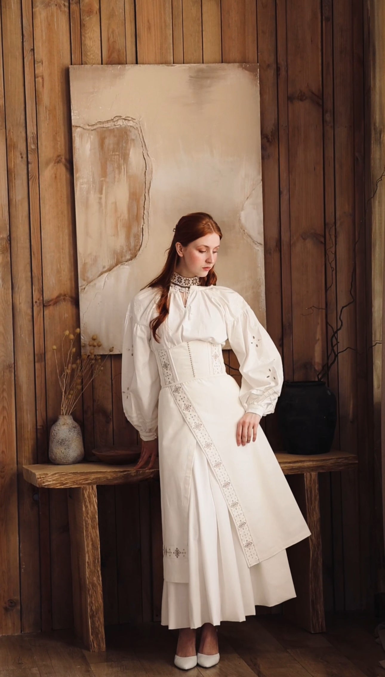 Traditional Ukrainian Plakhta "Rankova Zorya" – Sunrise-Inspired Wrap Skirt
