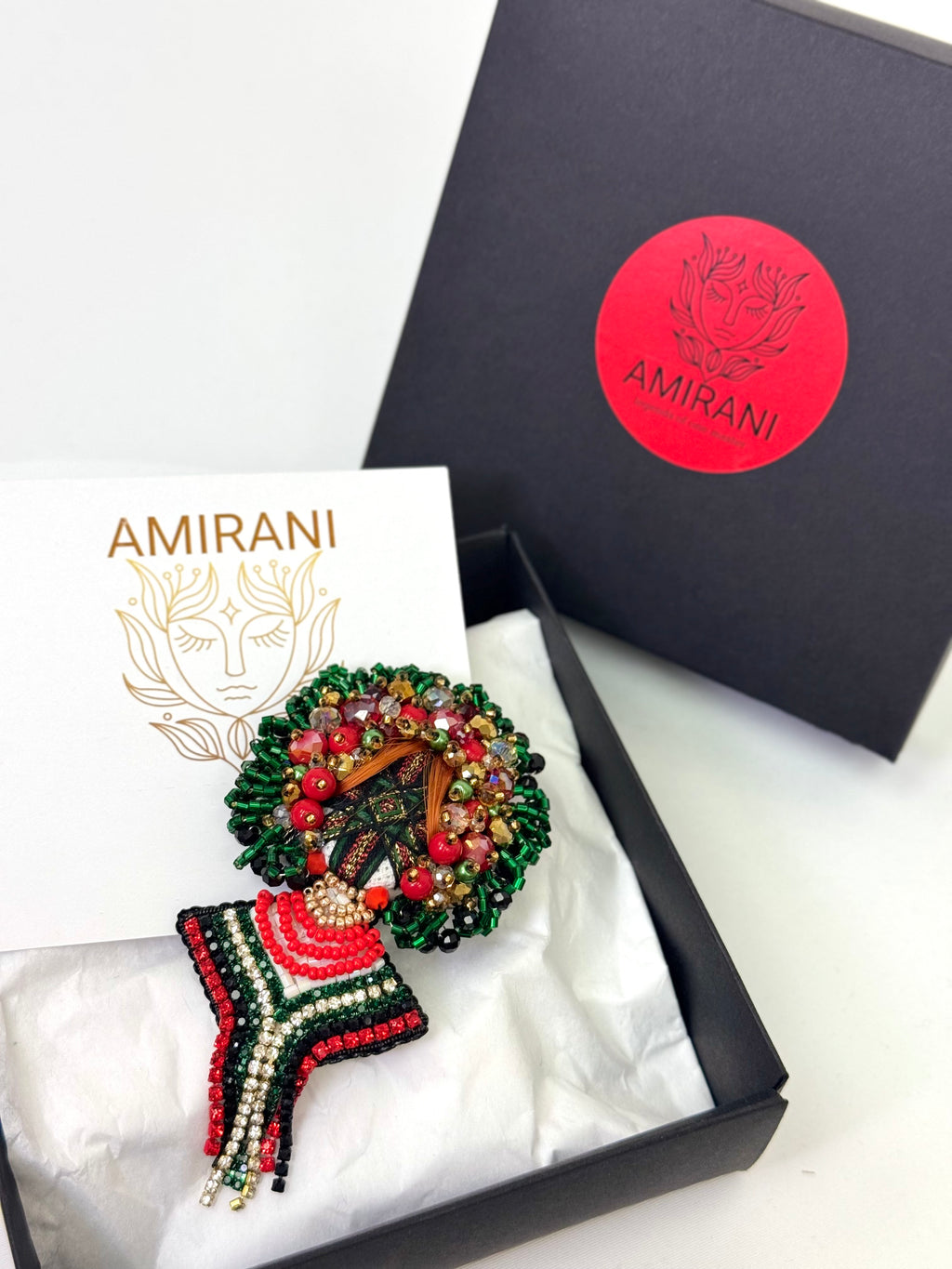 Handmade Beaded Brooch