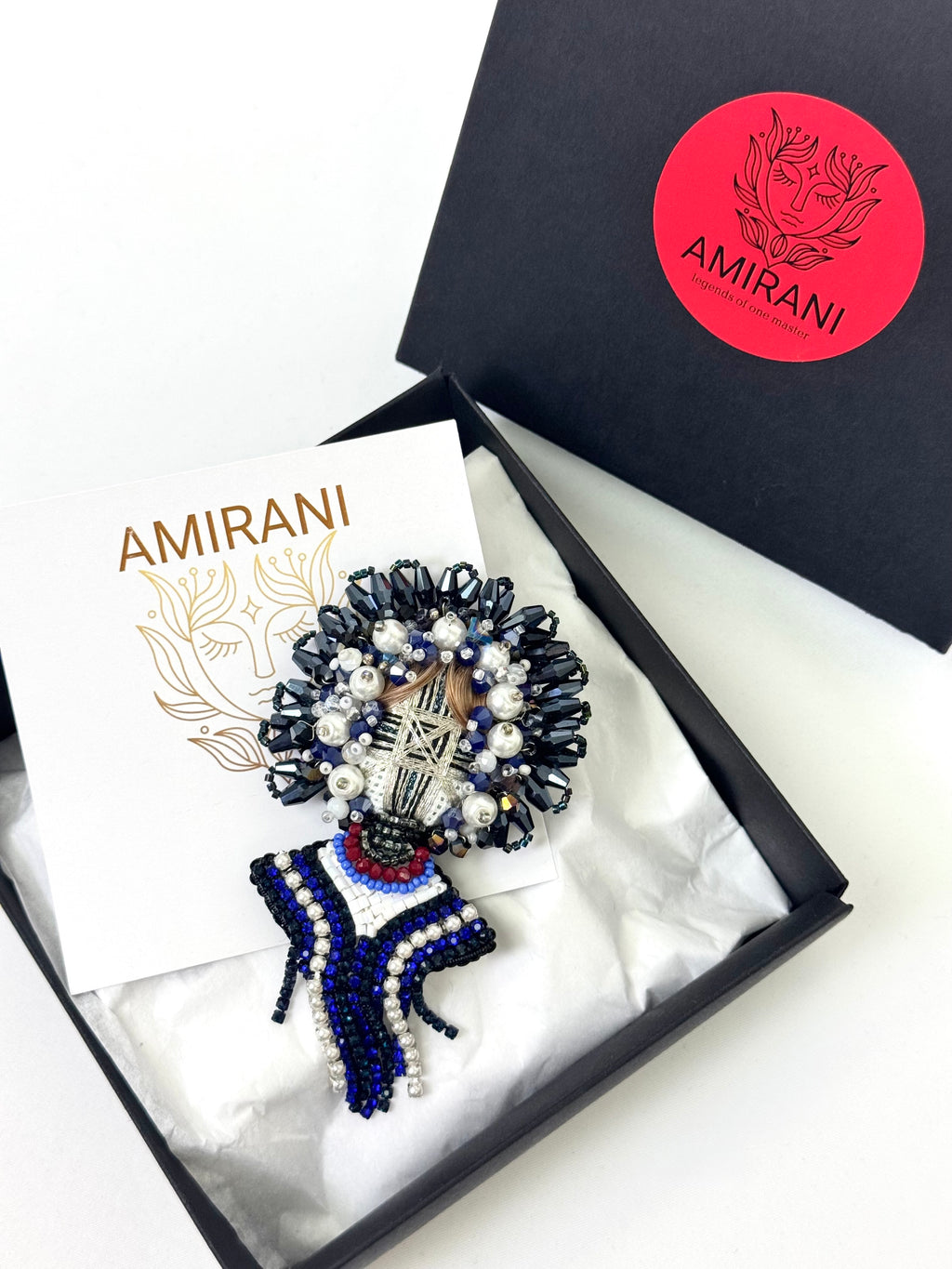 Handmade Beaded Brooch
