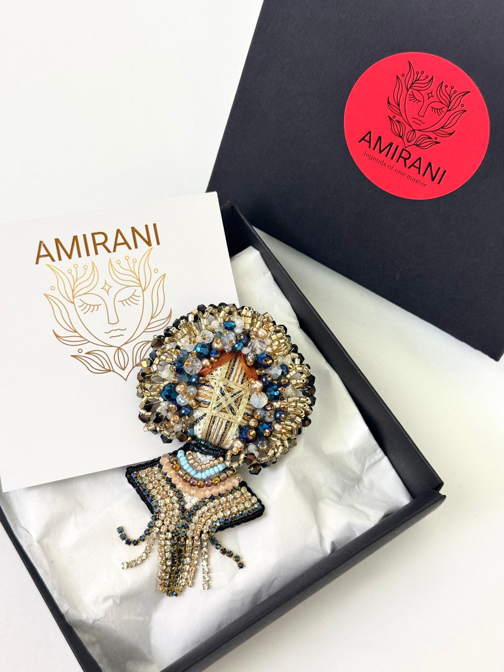 Handmade Beaded Brooch