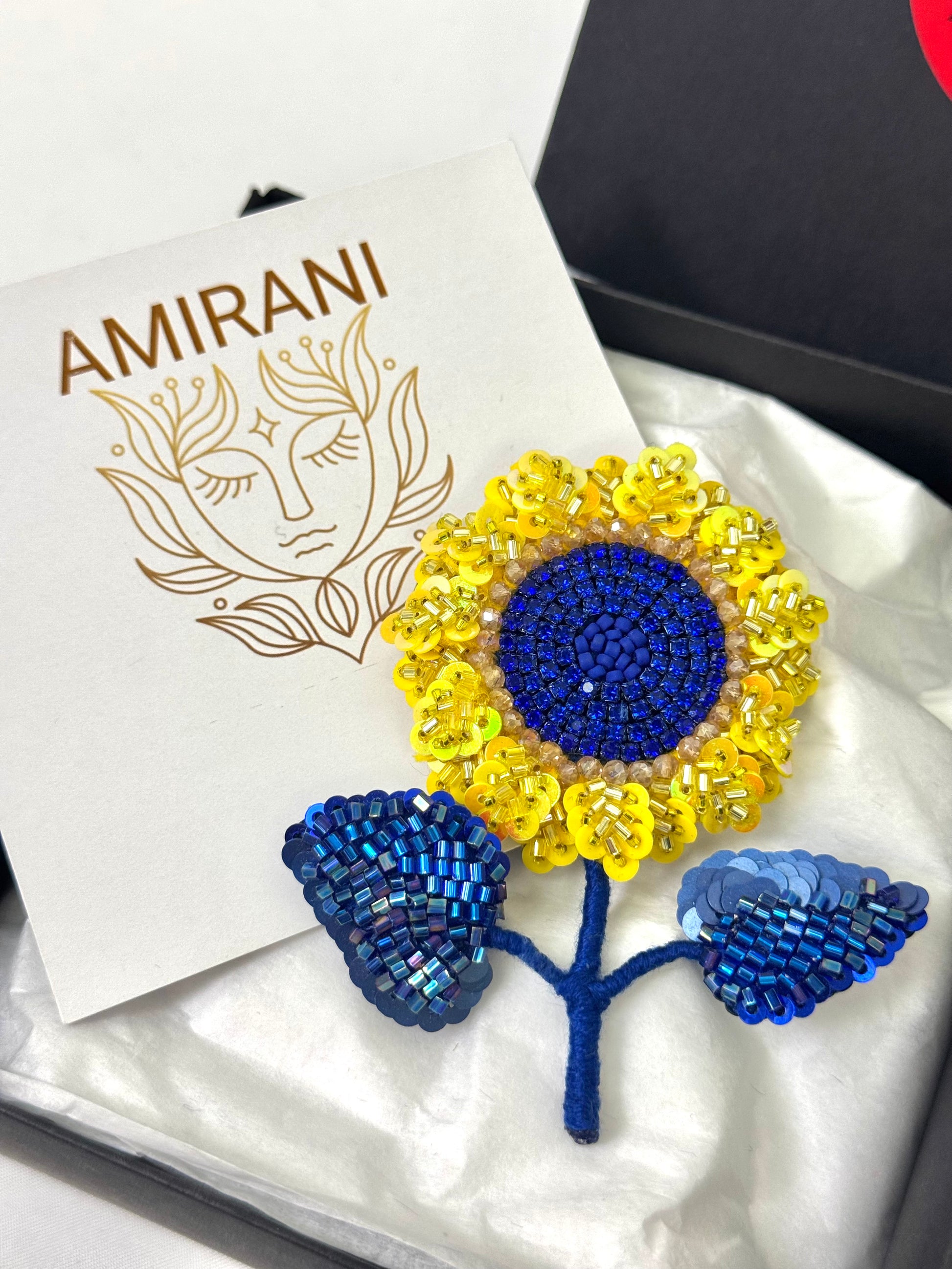 Handmade Beaded Brooch