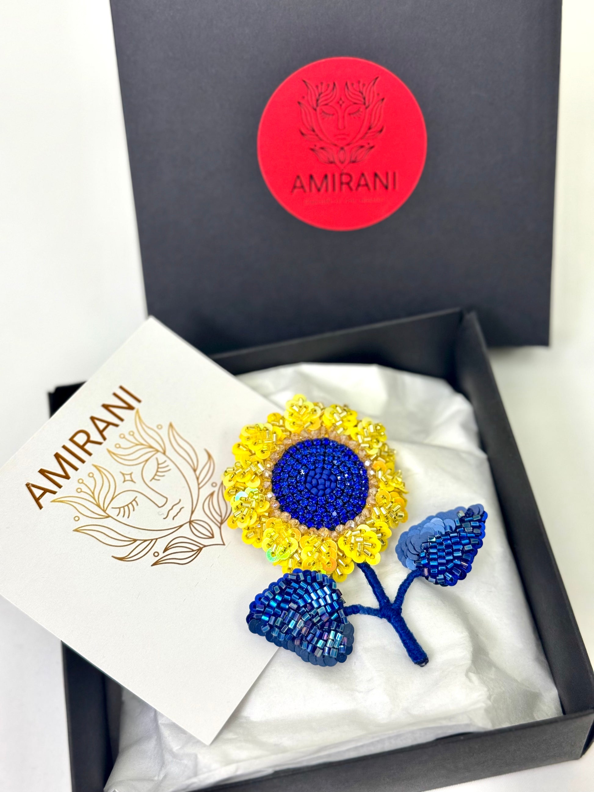 Handmade Beaded Brooch