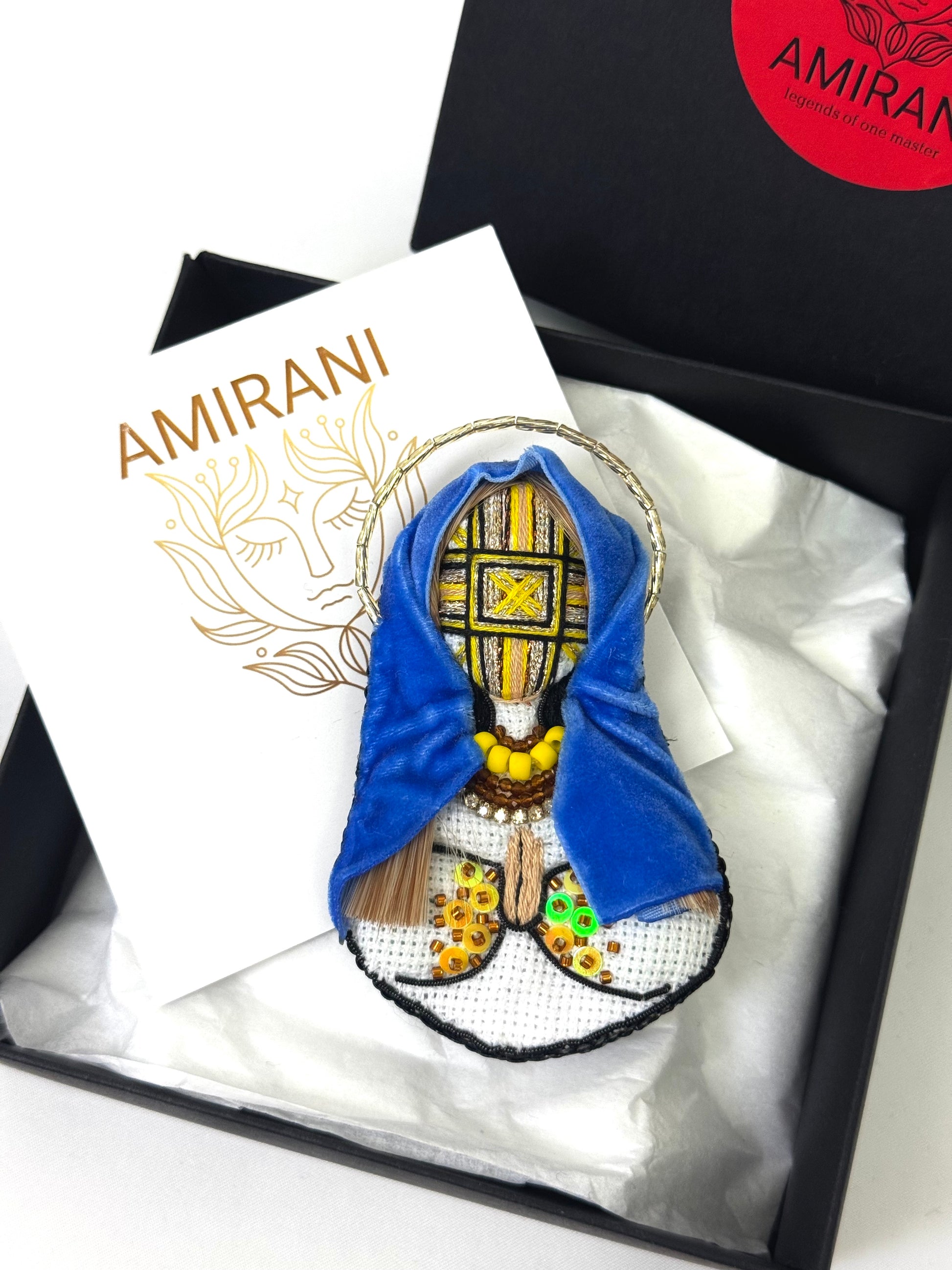 Handmade Beaded Brooch