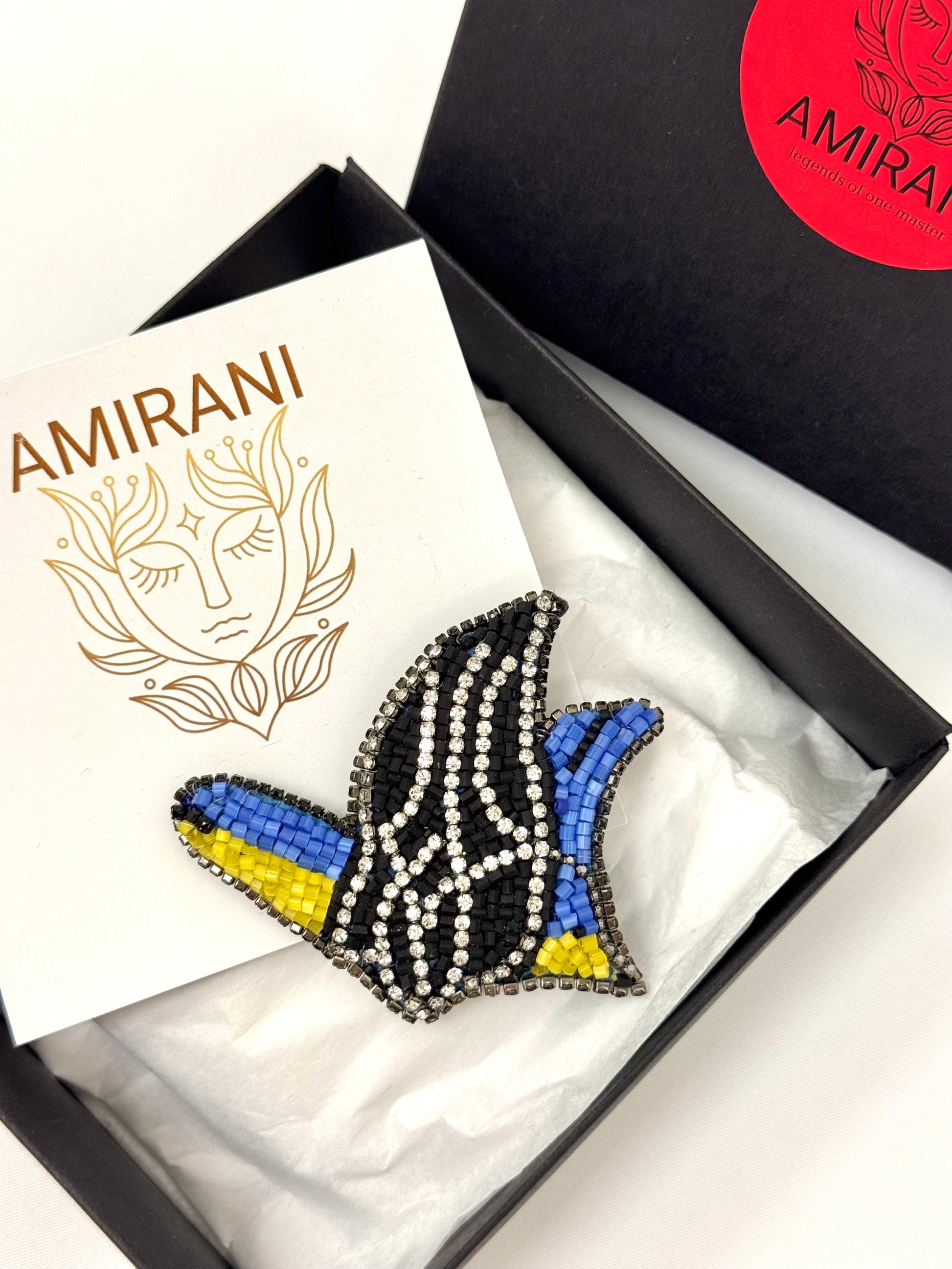 Handmade Beaded Brooch