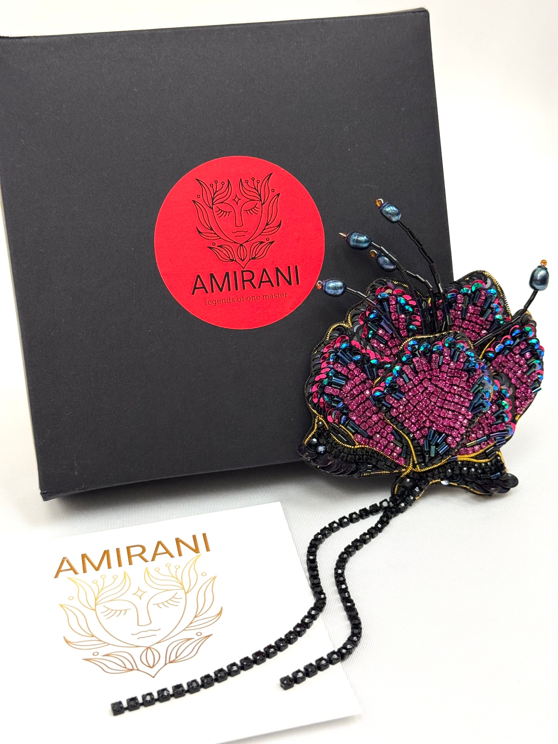 Handmade Beaded Brooch