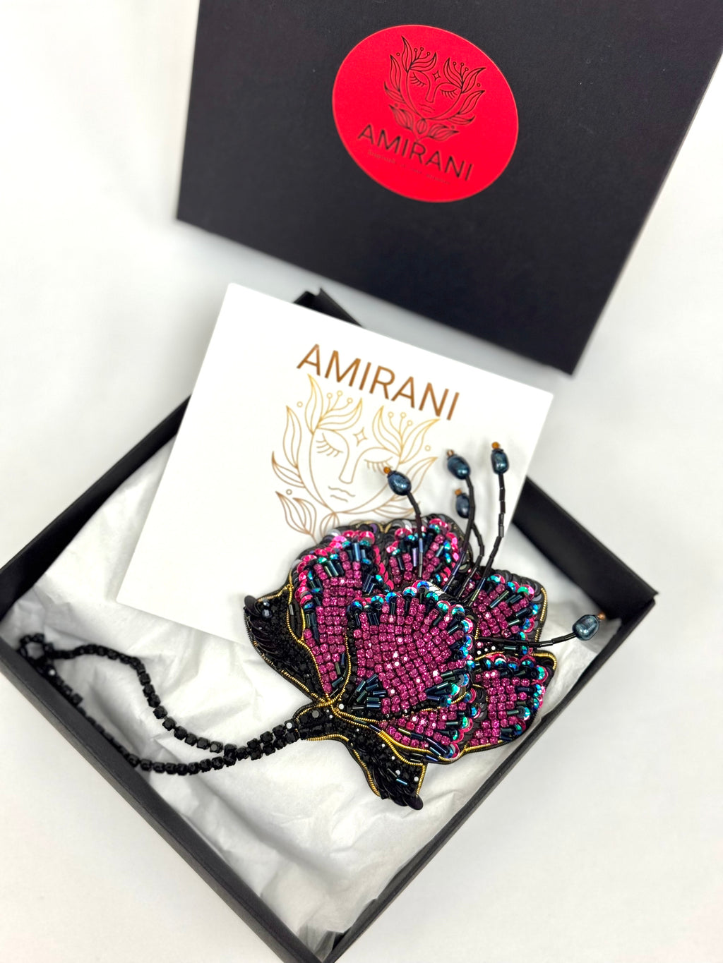 Handmade Beaded Brooch