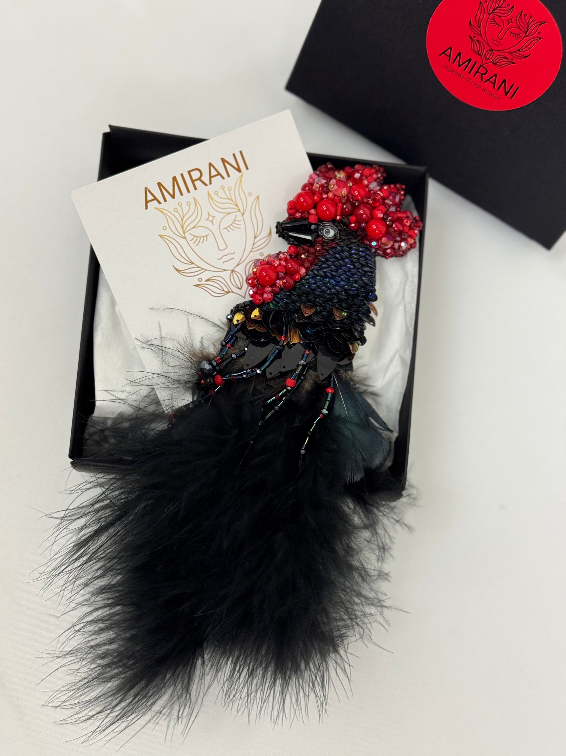 Handmade Beaded Brooch