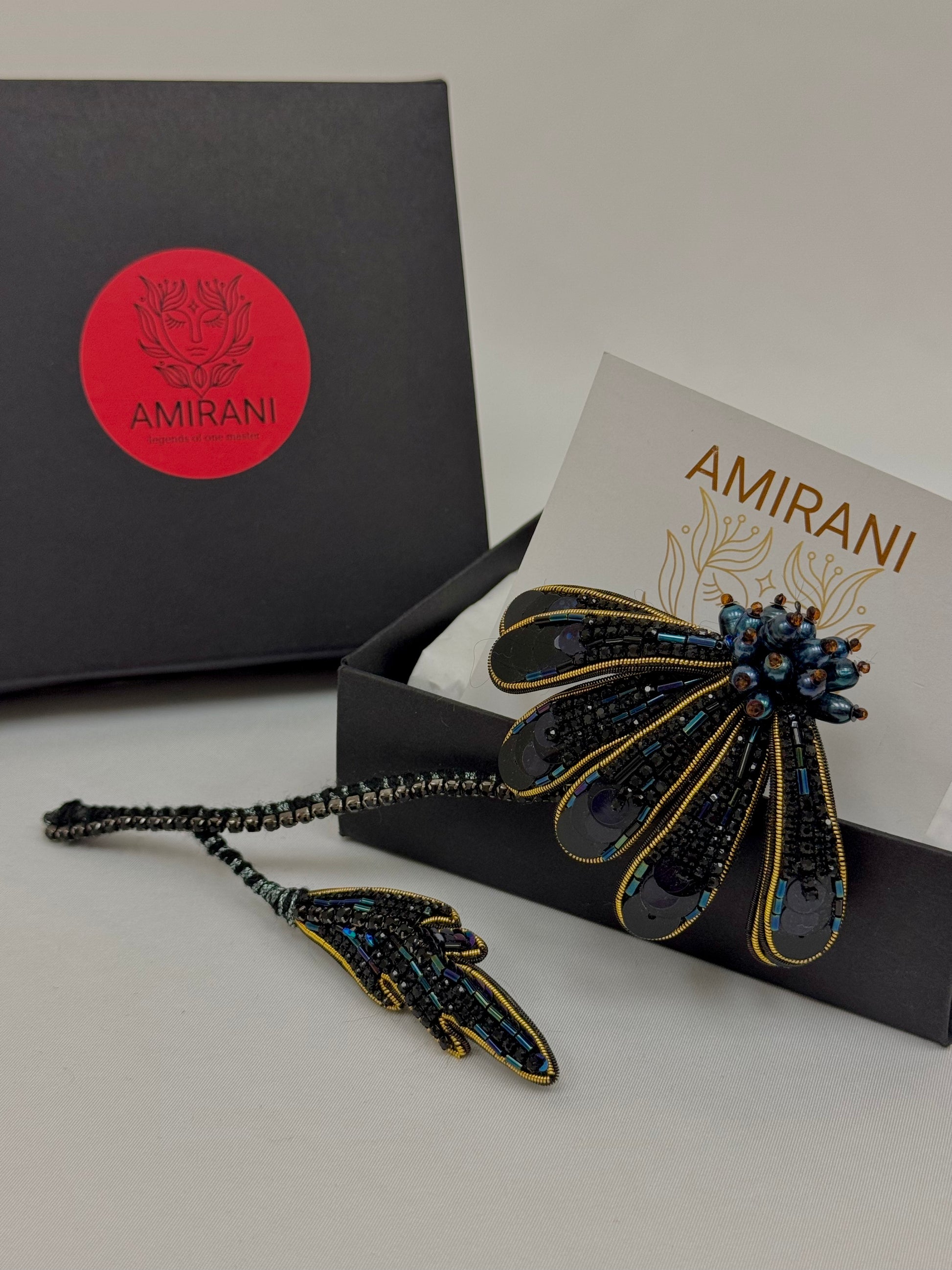 Handmade Beaded Brooch