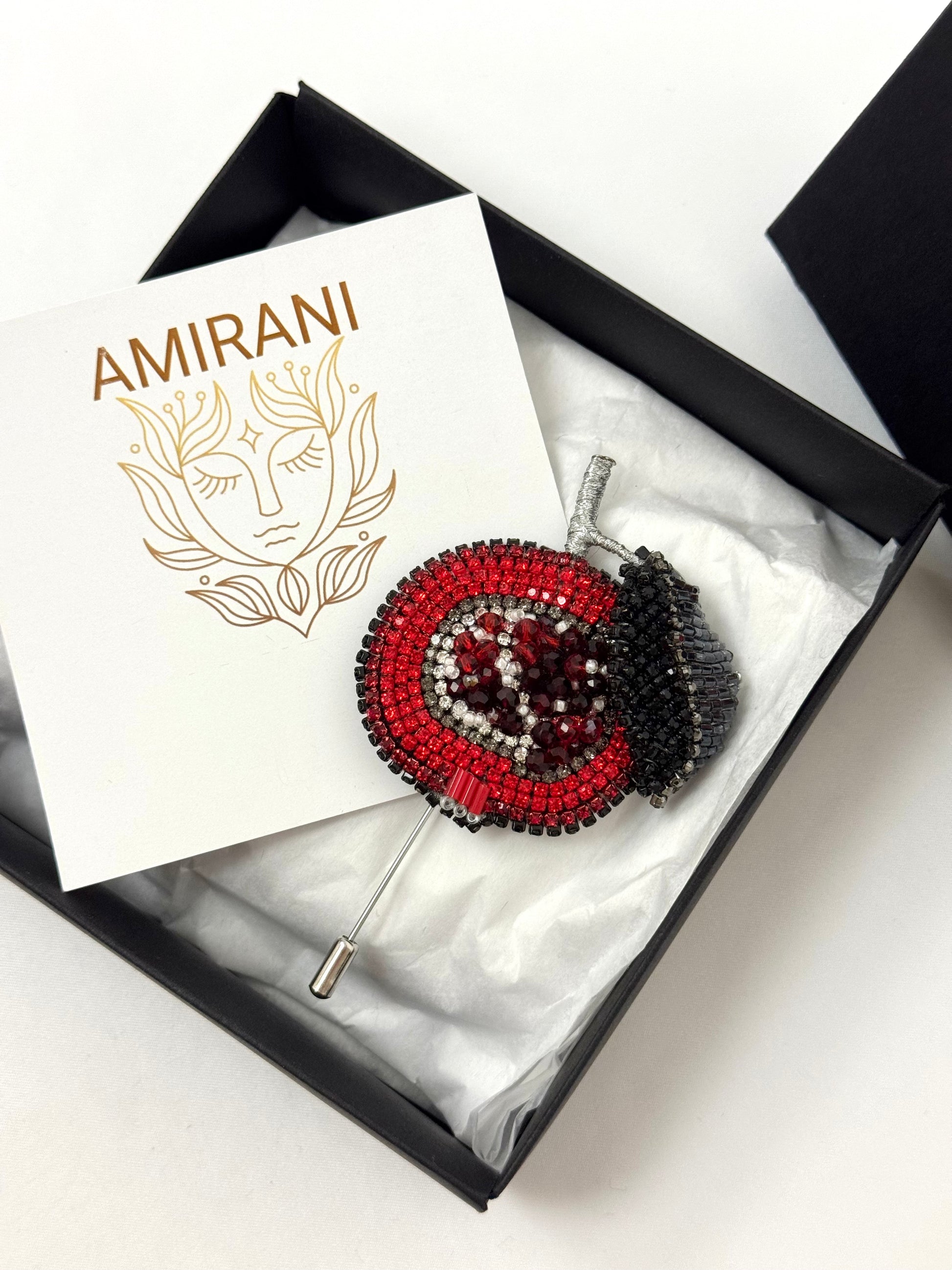 Handmade Beaded Brooch