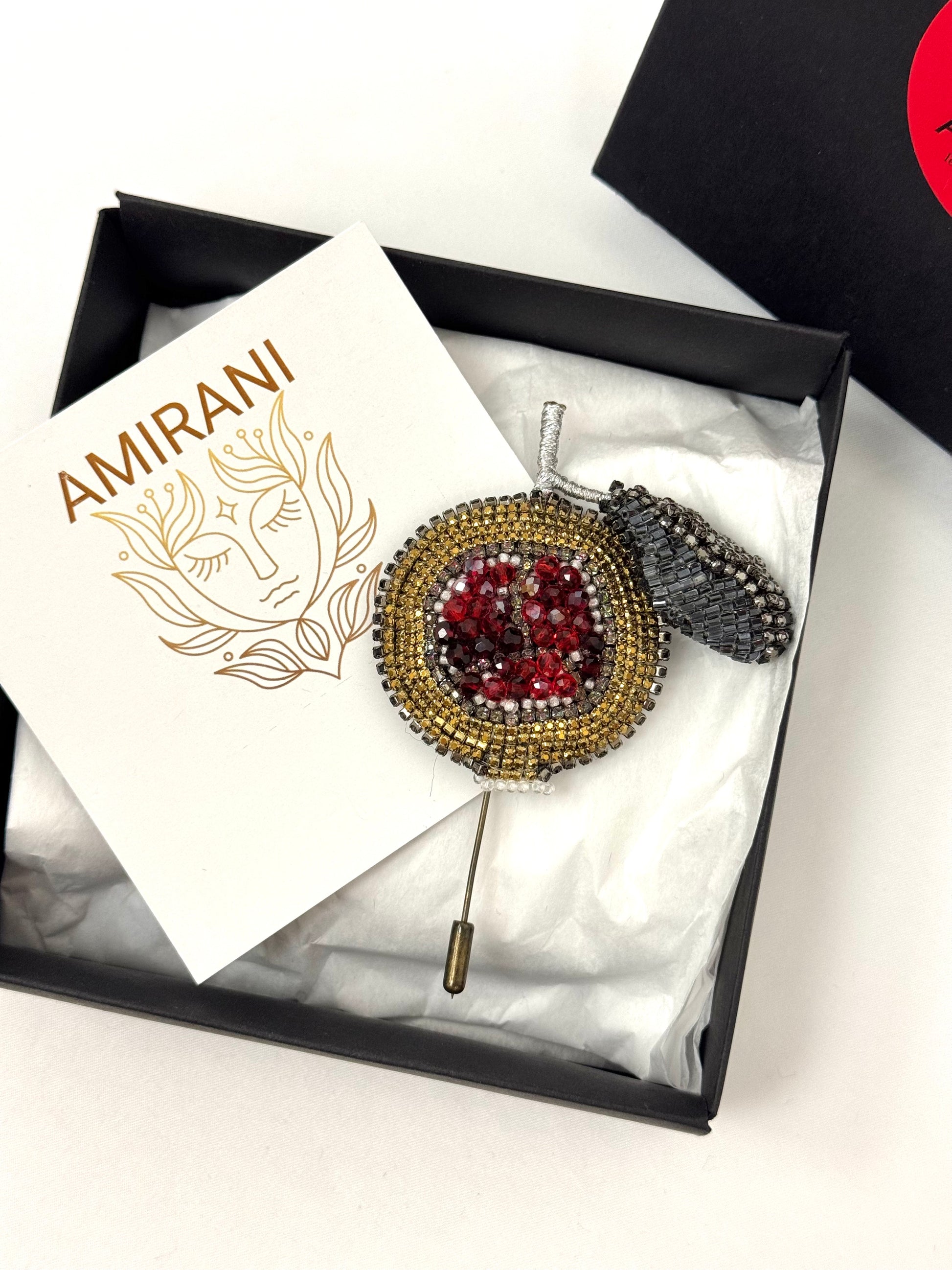 Handmade Beaded Brooch