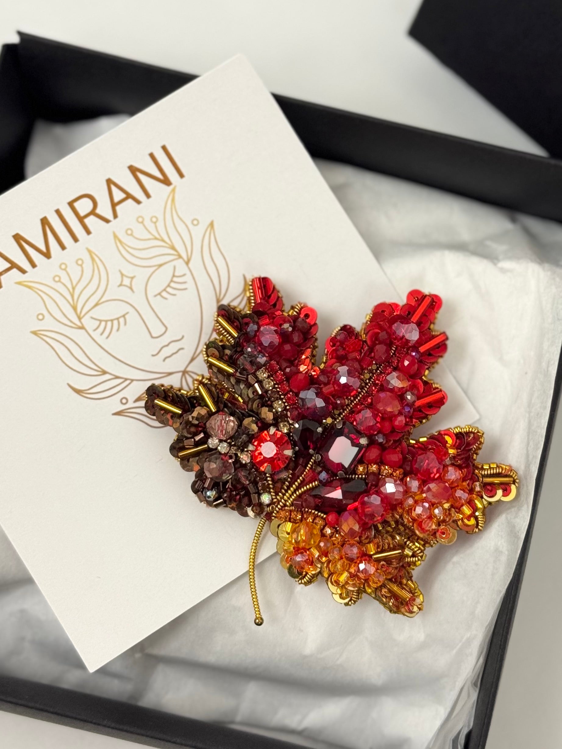 Handmade Beaded Brooch