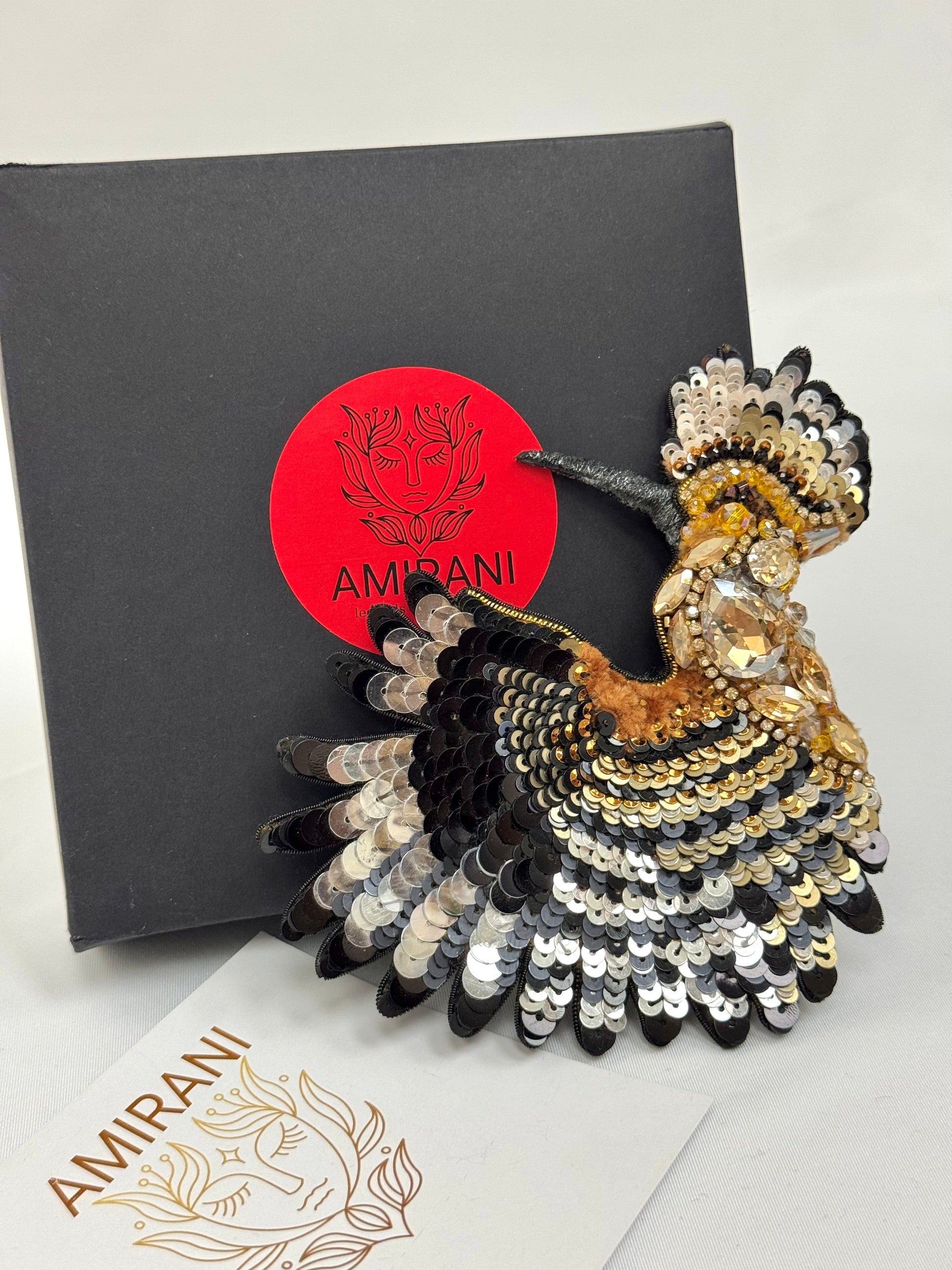 Handmade Beaded Brooch