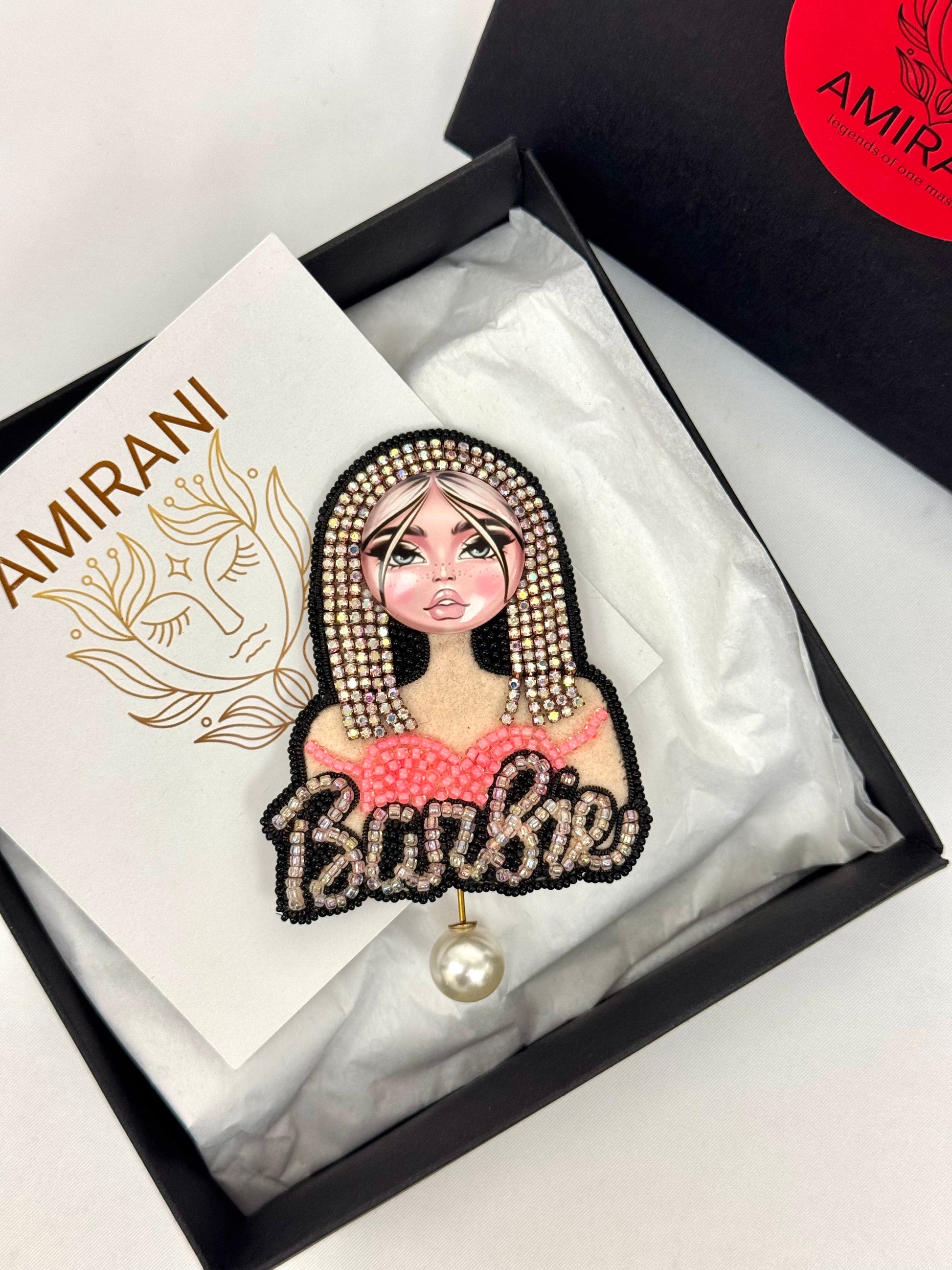 Handmade Beaded Brooch