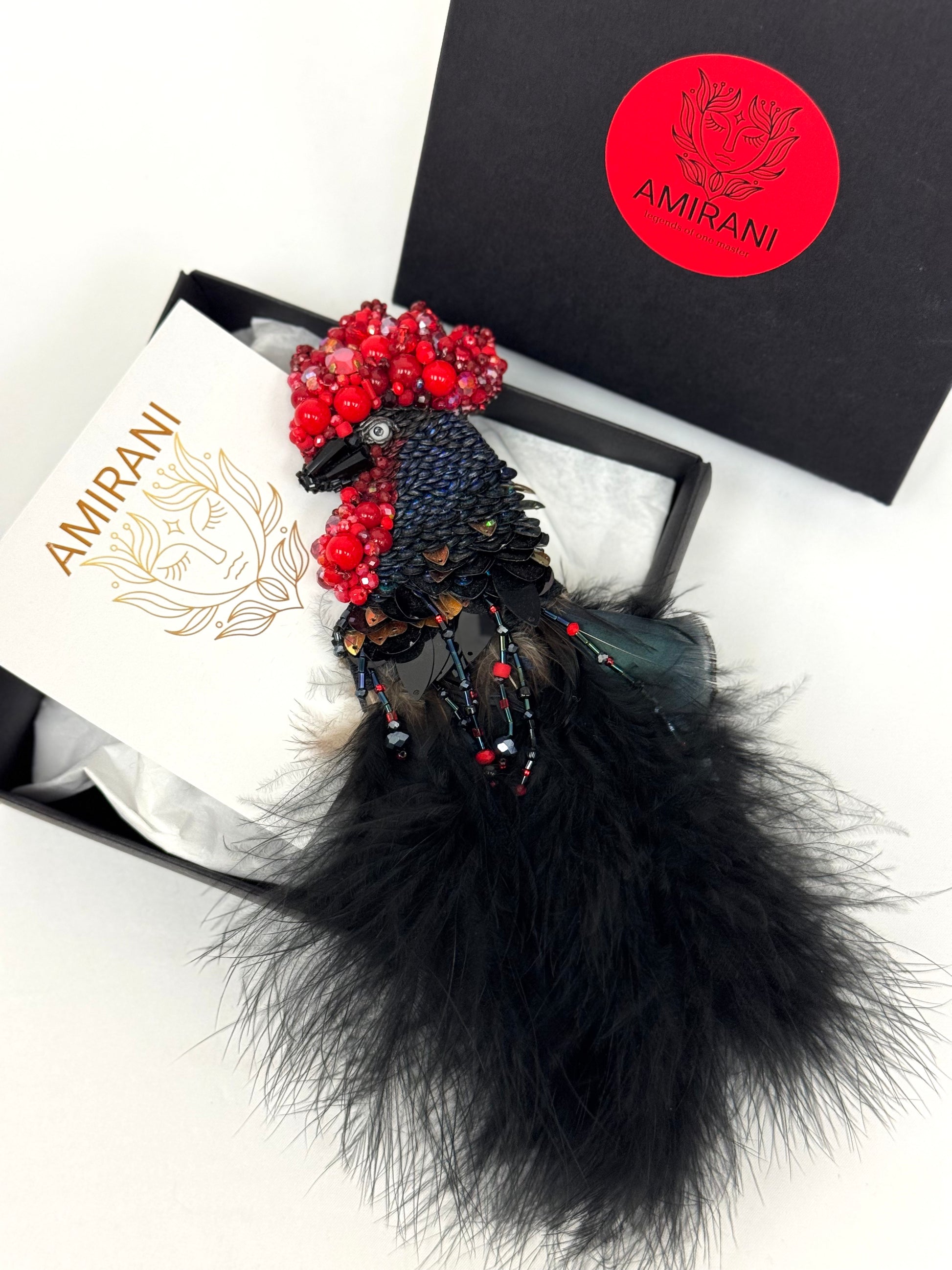 Handmade Beaded Brooch