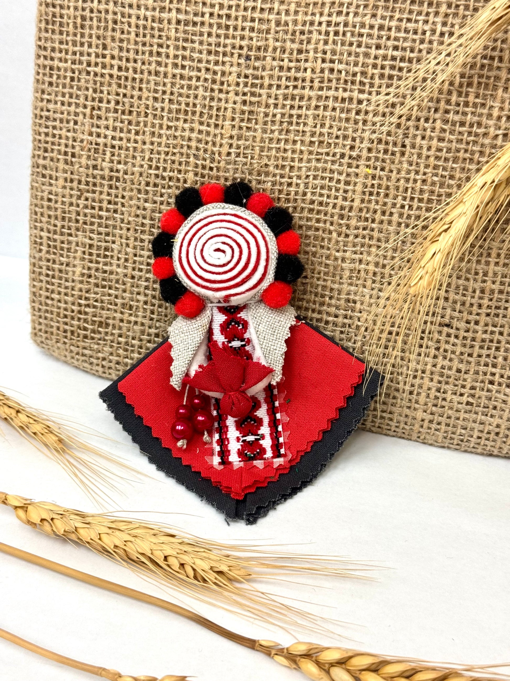 Handmade Ukrainian Motanka Magnet Amulet