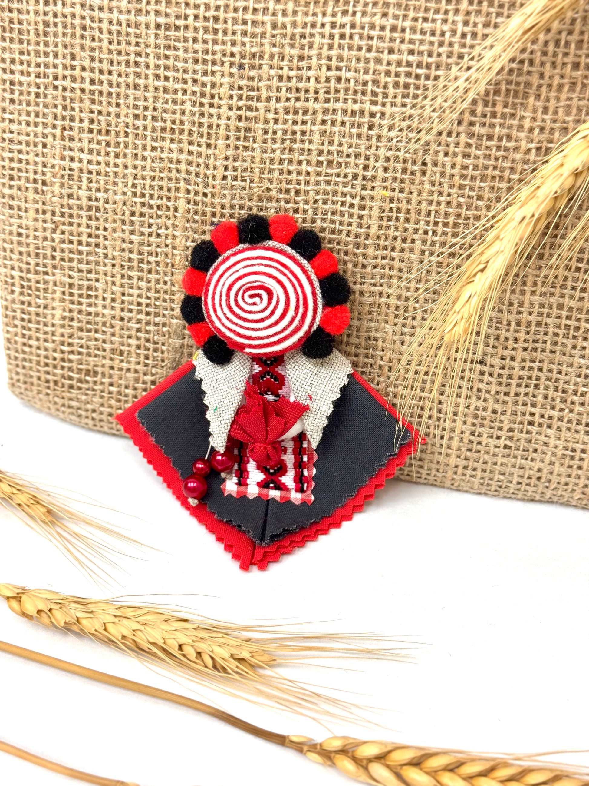 Handmade Ukrainian Motanka Magnet Amulet
