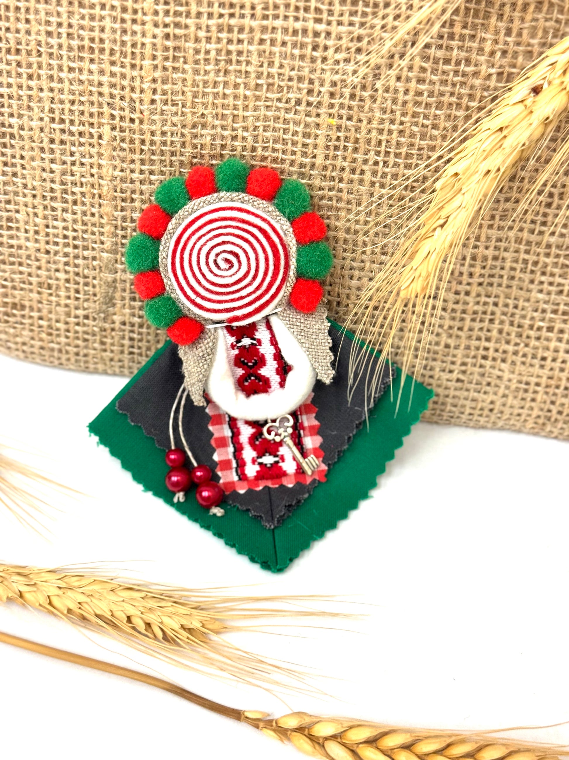 Handmade Ukrainian Motanka Magnet Amulet