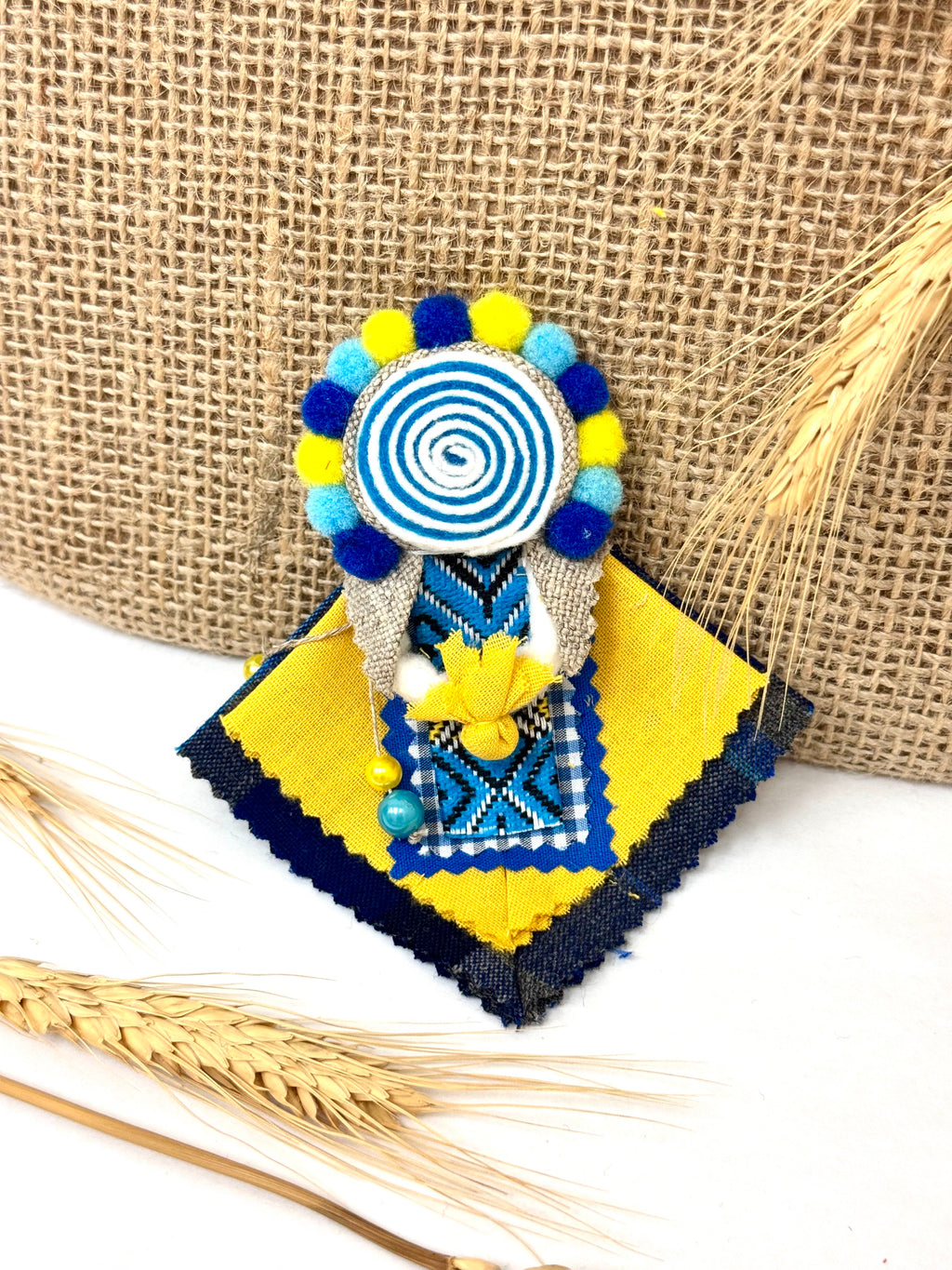Handmade Ukrainian Motanka Magnet Amulet