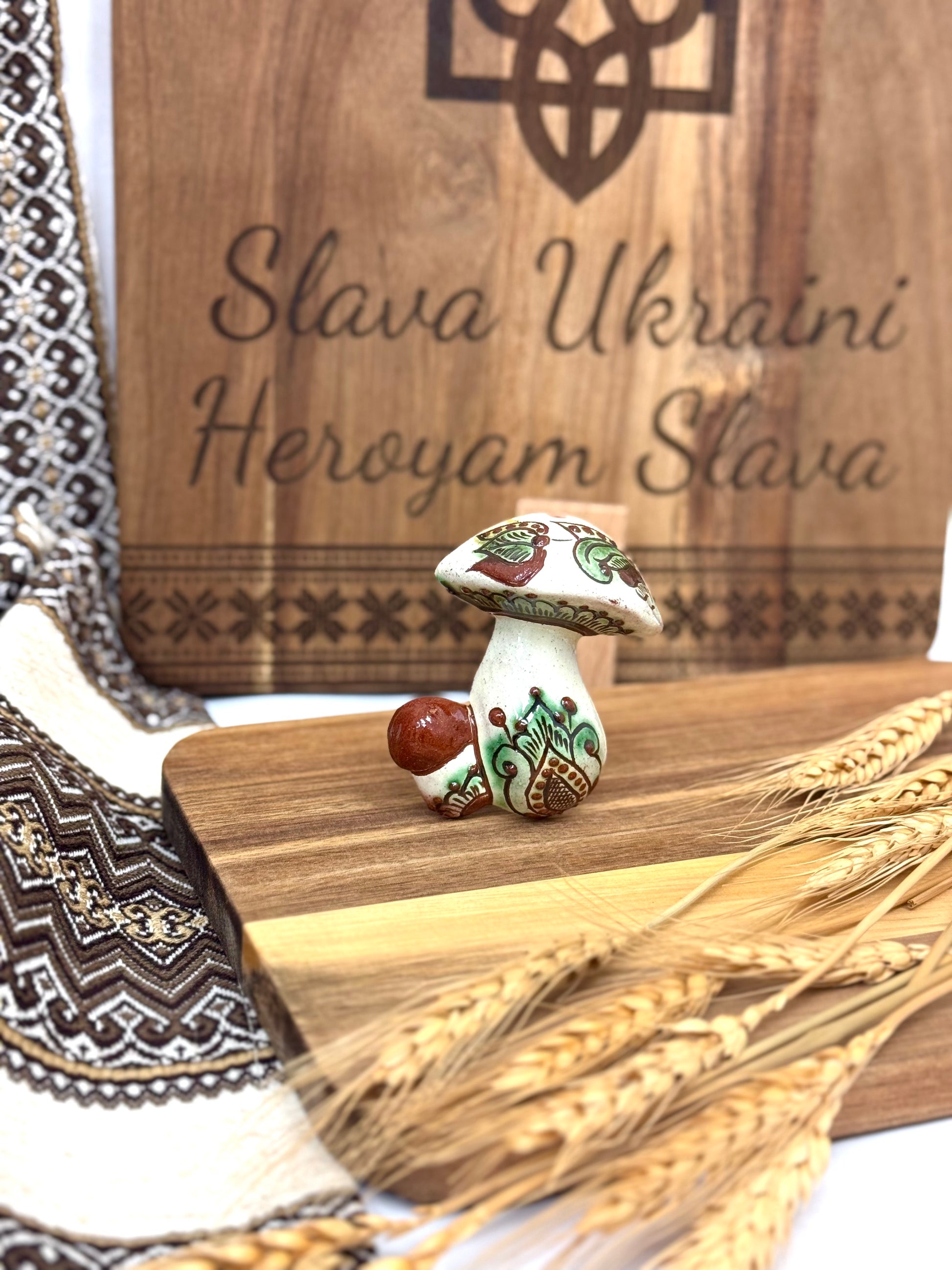 Traditional Ukrainian Ceramic Magnet