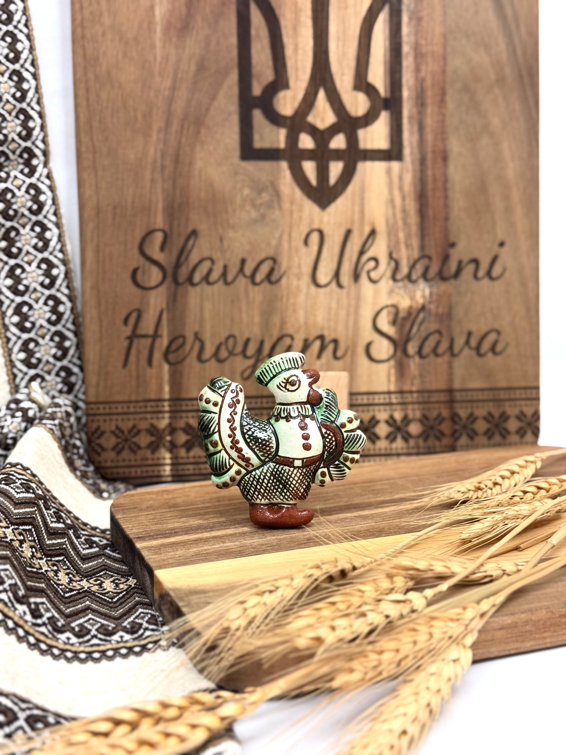 Traditional Ukrainian Ceramic Magnet