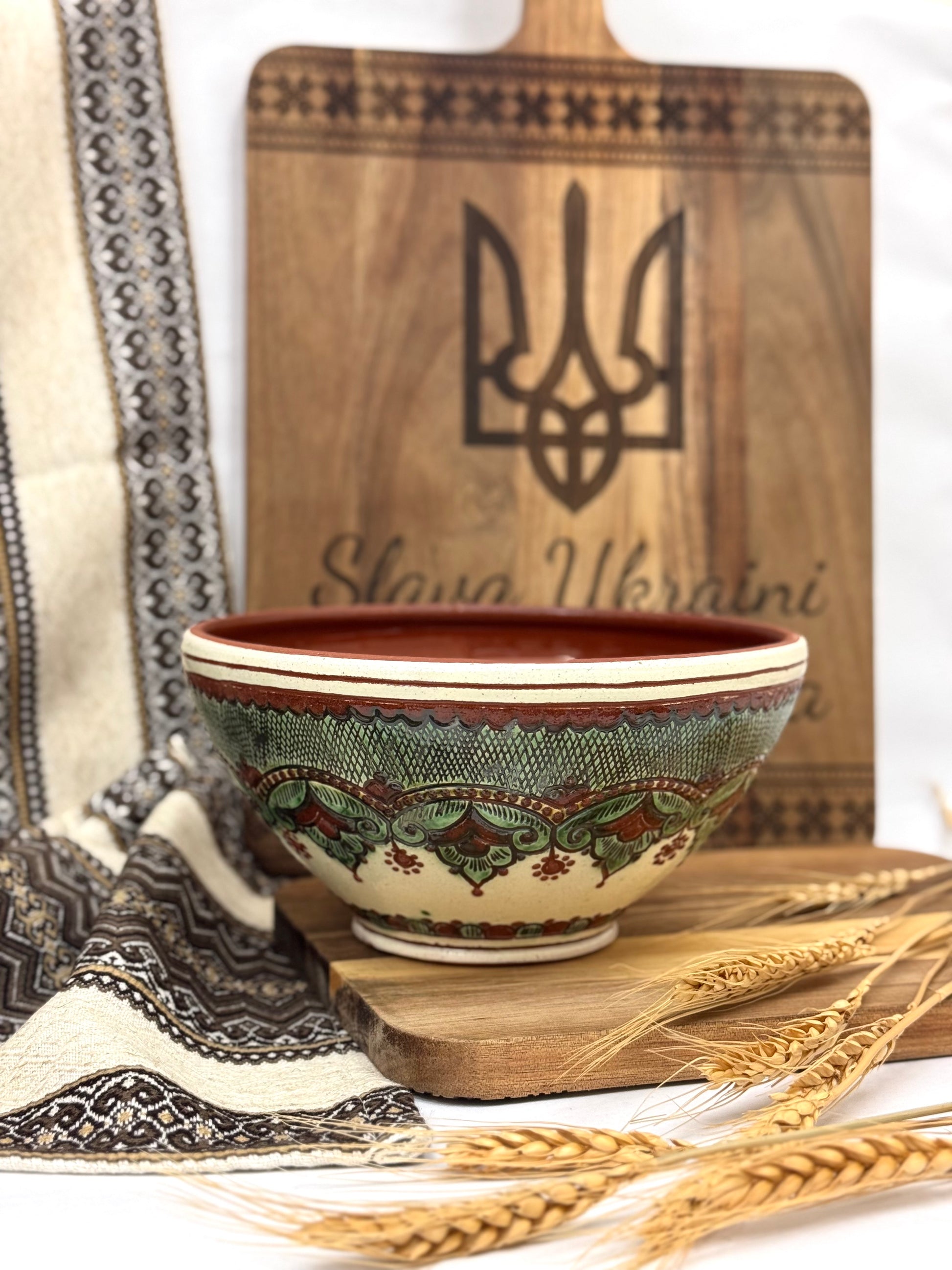 Ukrainian Traditional Ceramic Plate
