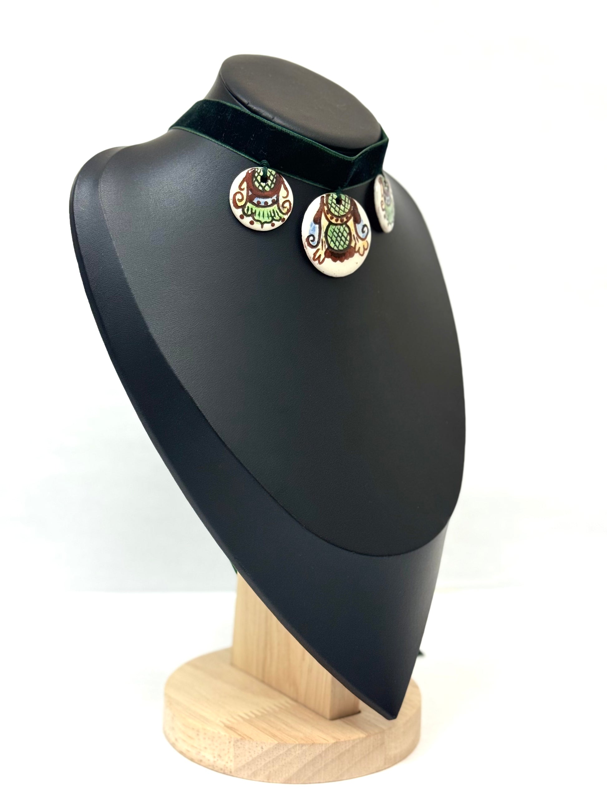 Handmade Choker With Kosiv Ceramics