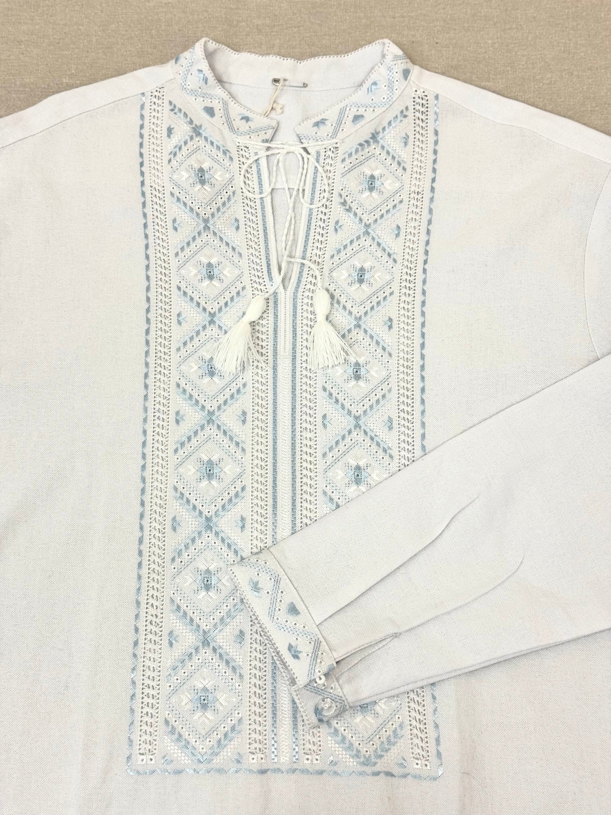Men’s Vyshyvanka Hand-Embroidered With Silk Threads
