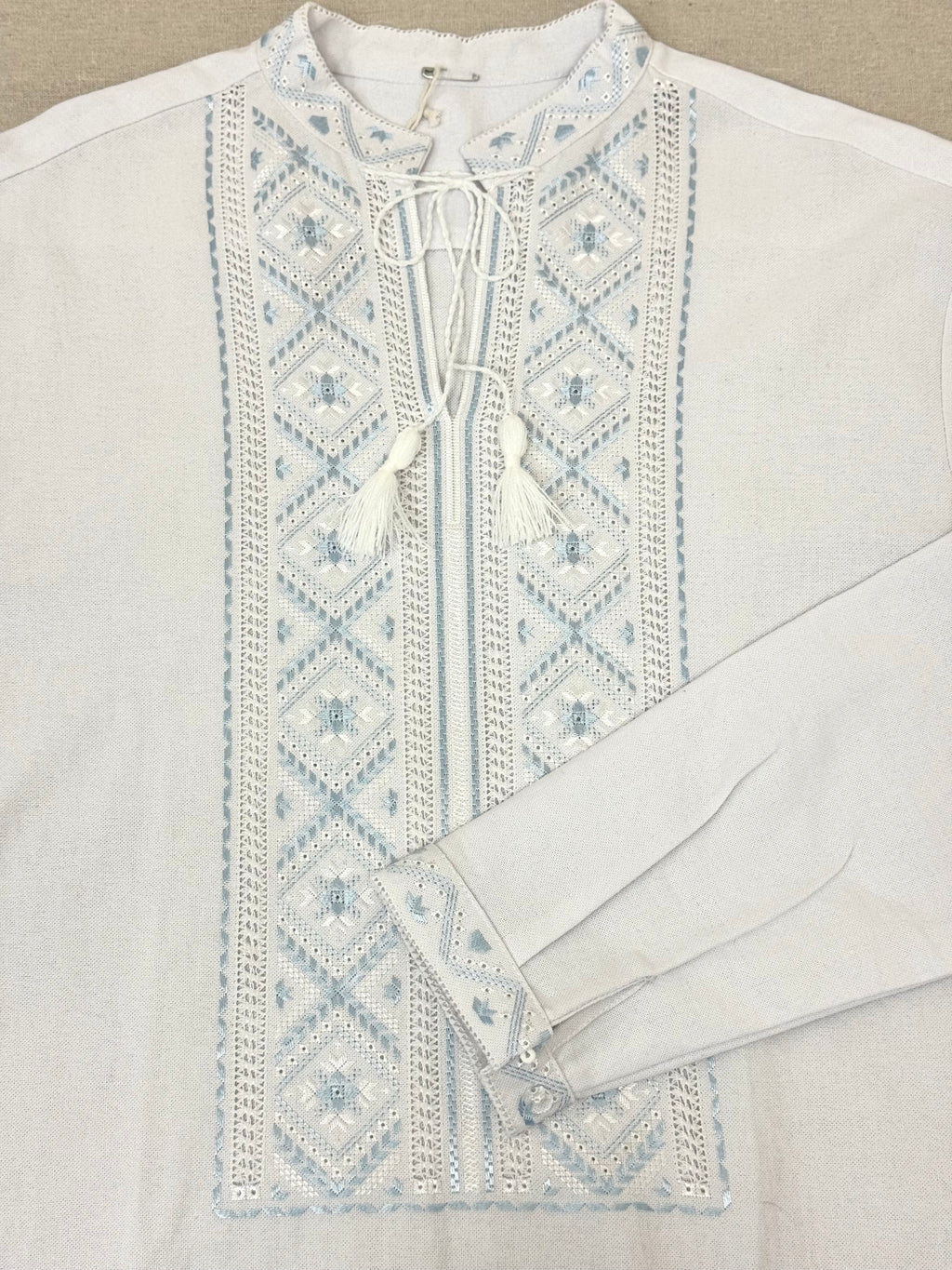 Men’s Vyshyvanka Hand-Embroidered With Silk Threads