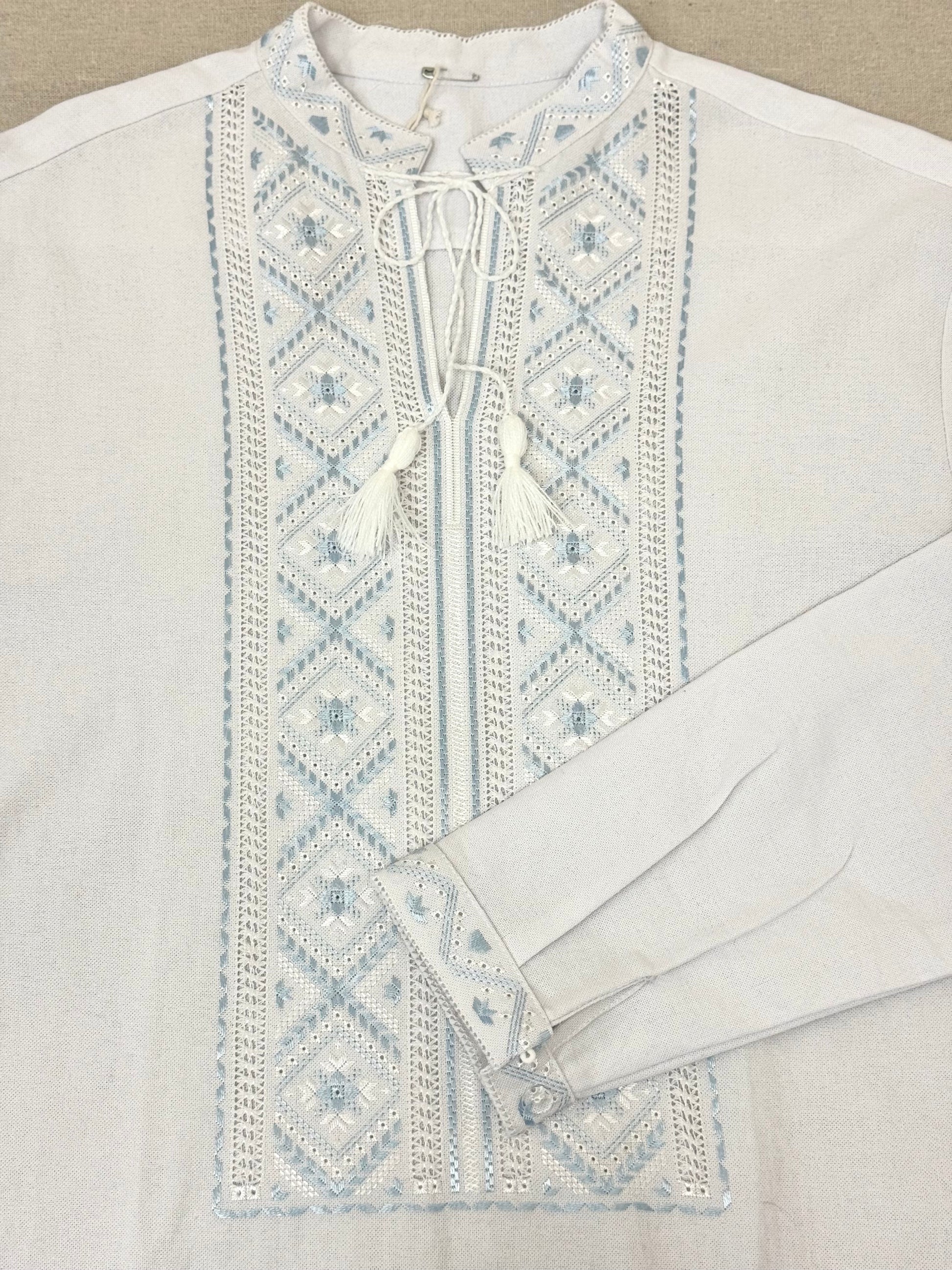 Men’s Vyshyvanka Hand-Embroidered With Silk Threads