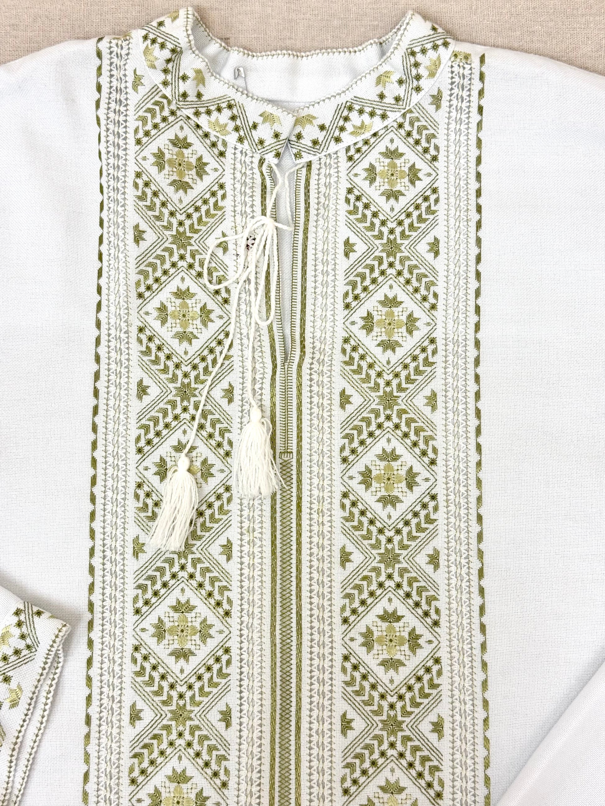 Men’s Vyshyvanka Hand-Embroidered With Silk Threads