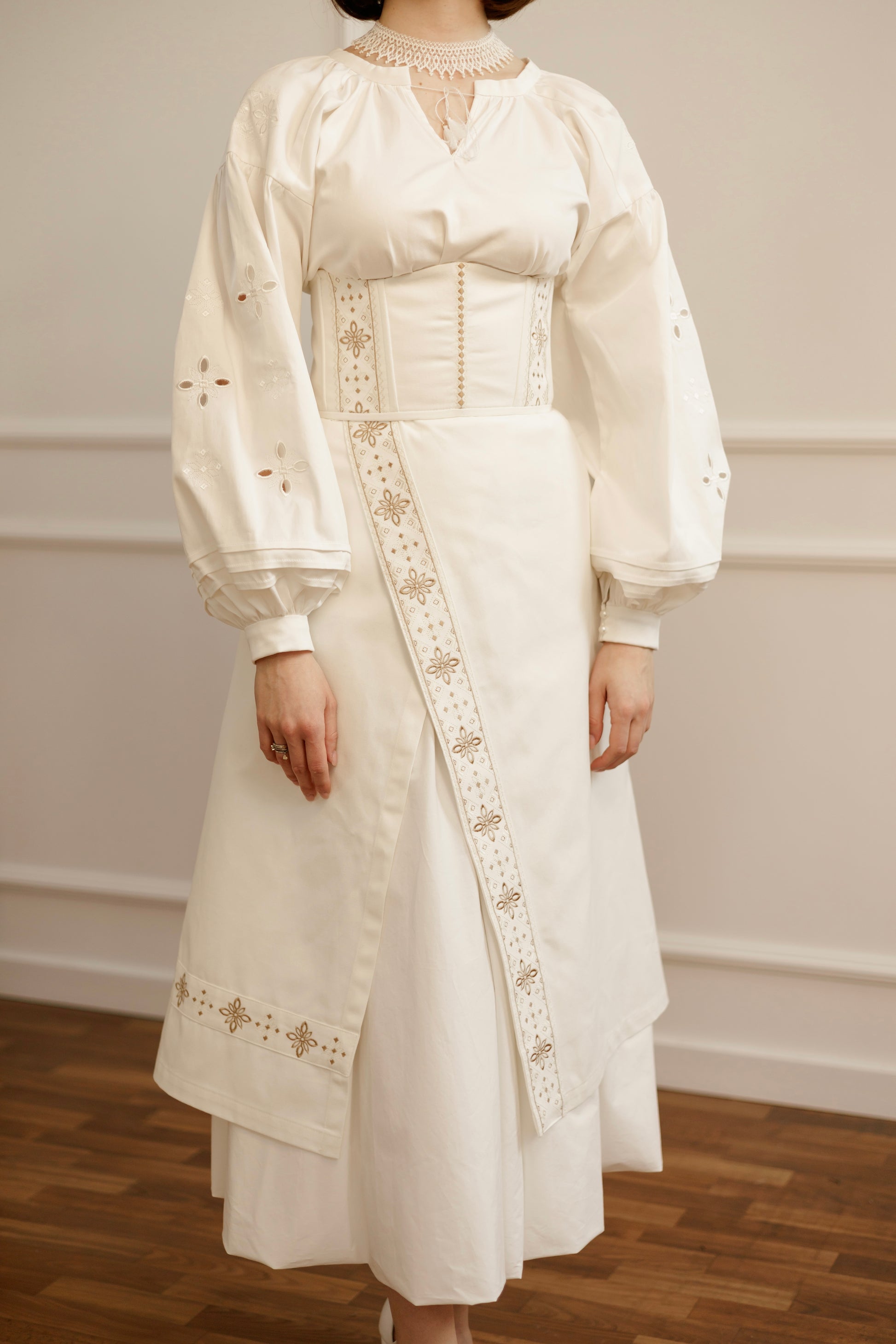 Traditional Ukrainian Plakhta "Rankova Zorya" – Sunrise-Inspired Wrap Skirt