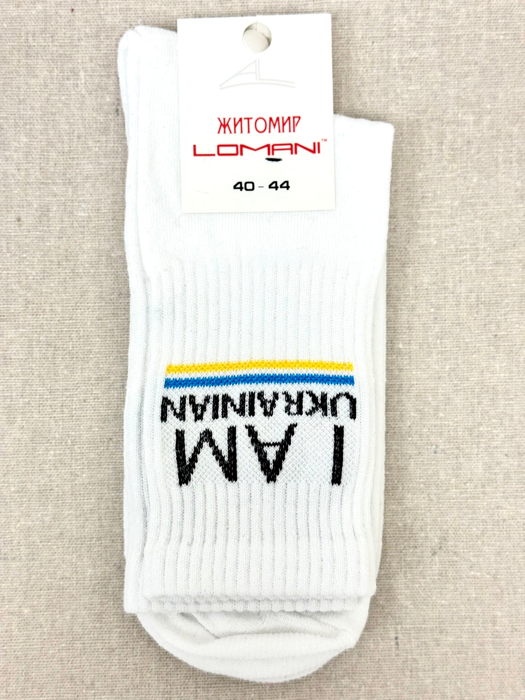 Patriotic Socks With High Elastic Band (Size 40-44)