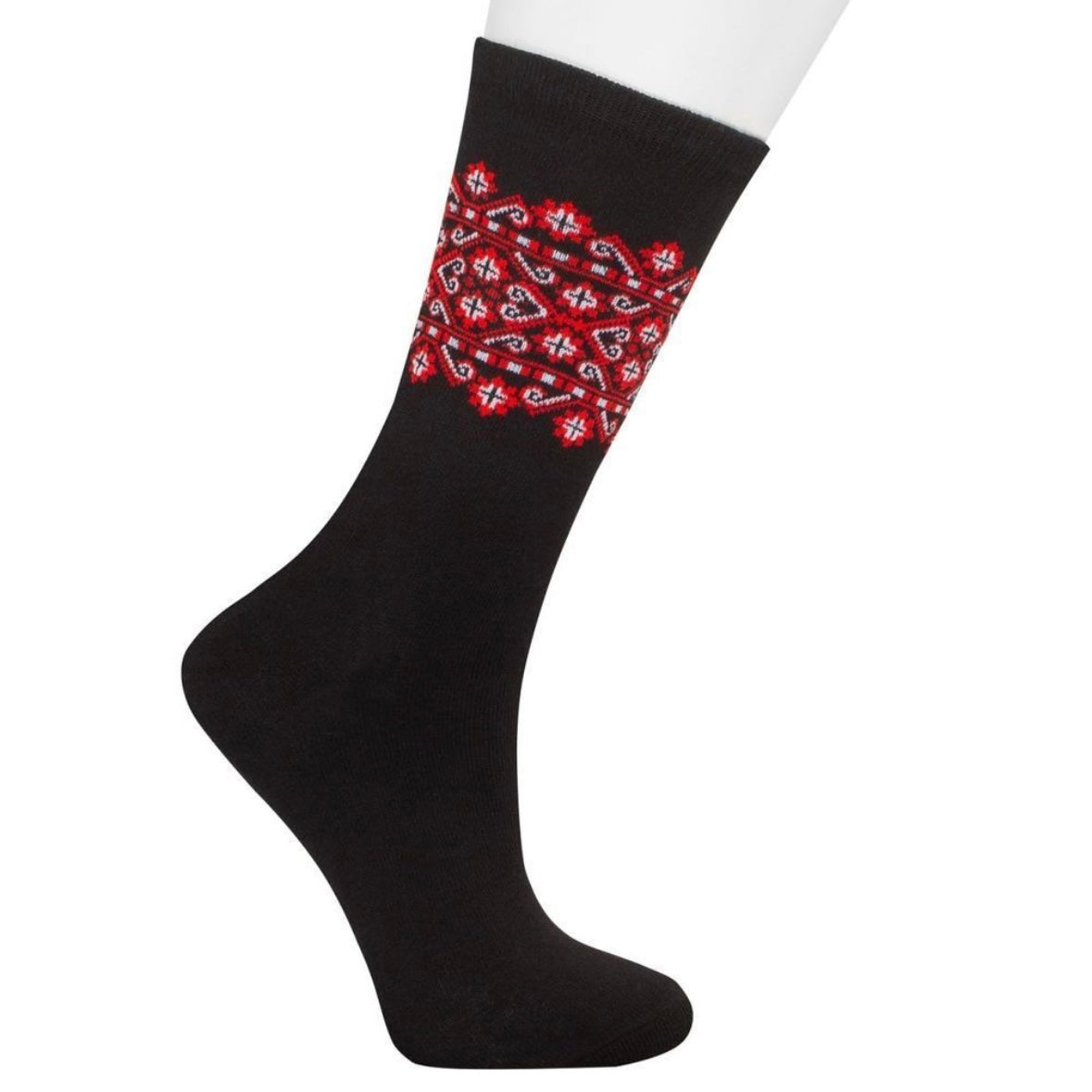 Womens Patriotic Socks With Embroidery (Size 38–40)